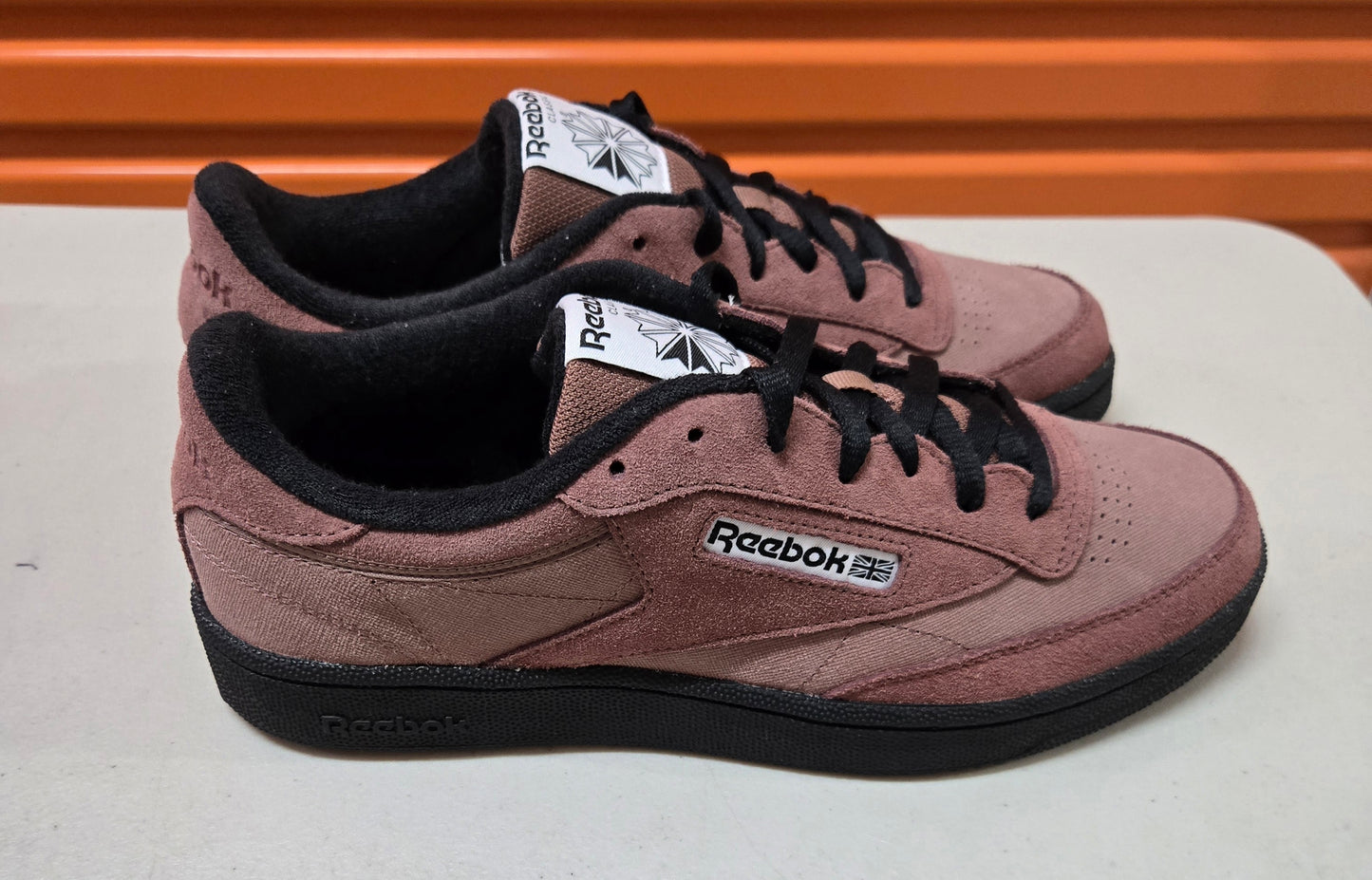 Reebok Club C 85 Tennis Unisex Shoes Brown/Black/White Mens 9 US, 8 UK, 42 EUR🎾