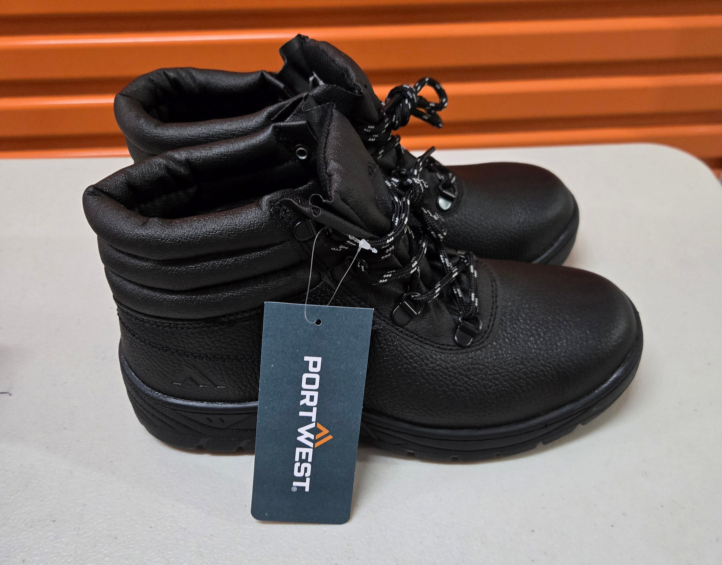 Portwest Steelite Protector Plus Boots Mens Black 9 US, 8 UK, 42EU-New with Box