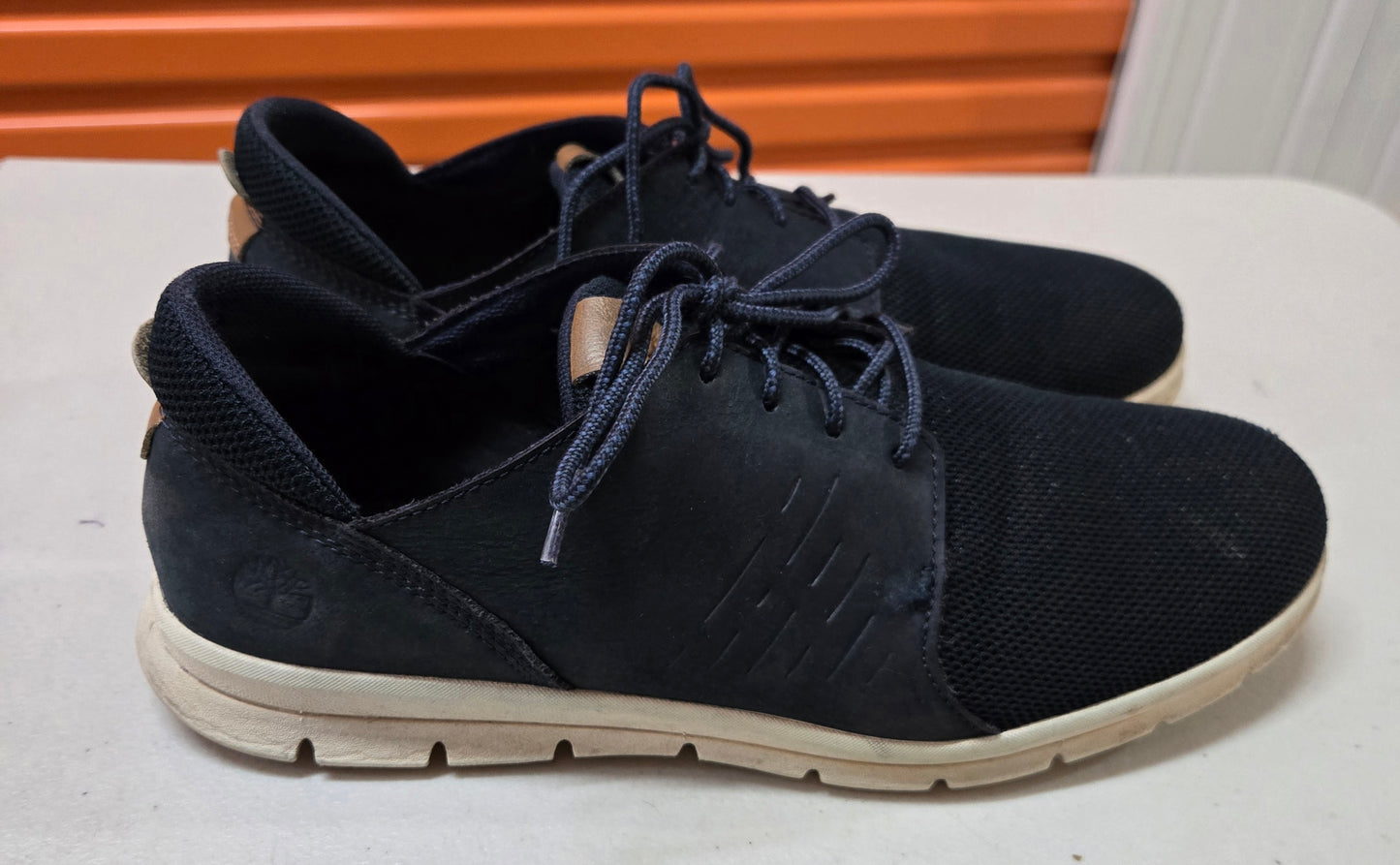 Timberland Graydon Leather Oxford Mens Shoes Navy Size 10W US, 9.5 UK, 44 EUR