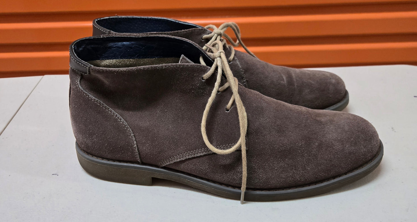 Hush Puppies Terminal Leather Boots Nutmeg Shoes Size 11 US, 10 AU/UK, 45 EUR