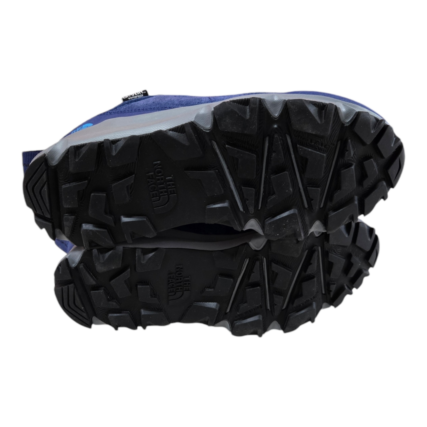 The North Face JR Hedgehog Hiker II WP Shoes Junior Kids Boys Blue/Purple, 5 US