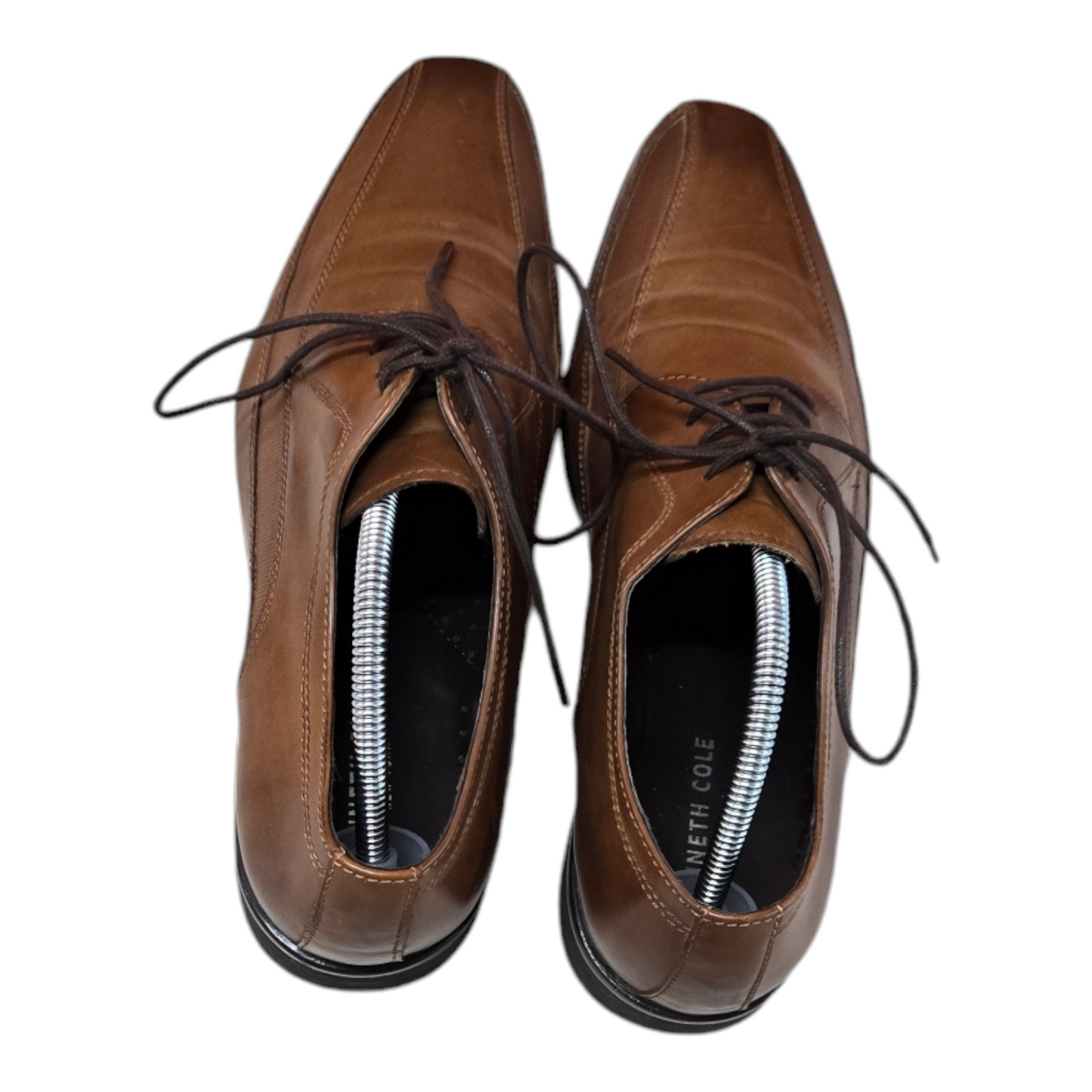 Kenneth Cole New York Extra Fast Mens Dress Shoes Brown Leather 10M US, 9 UK,43 EUR