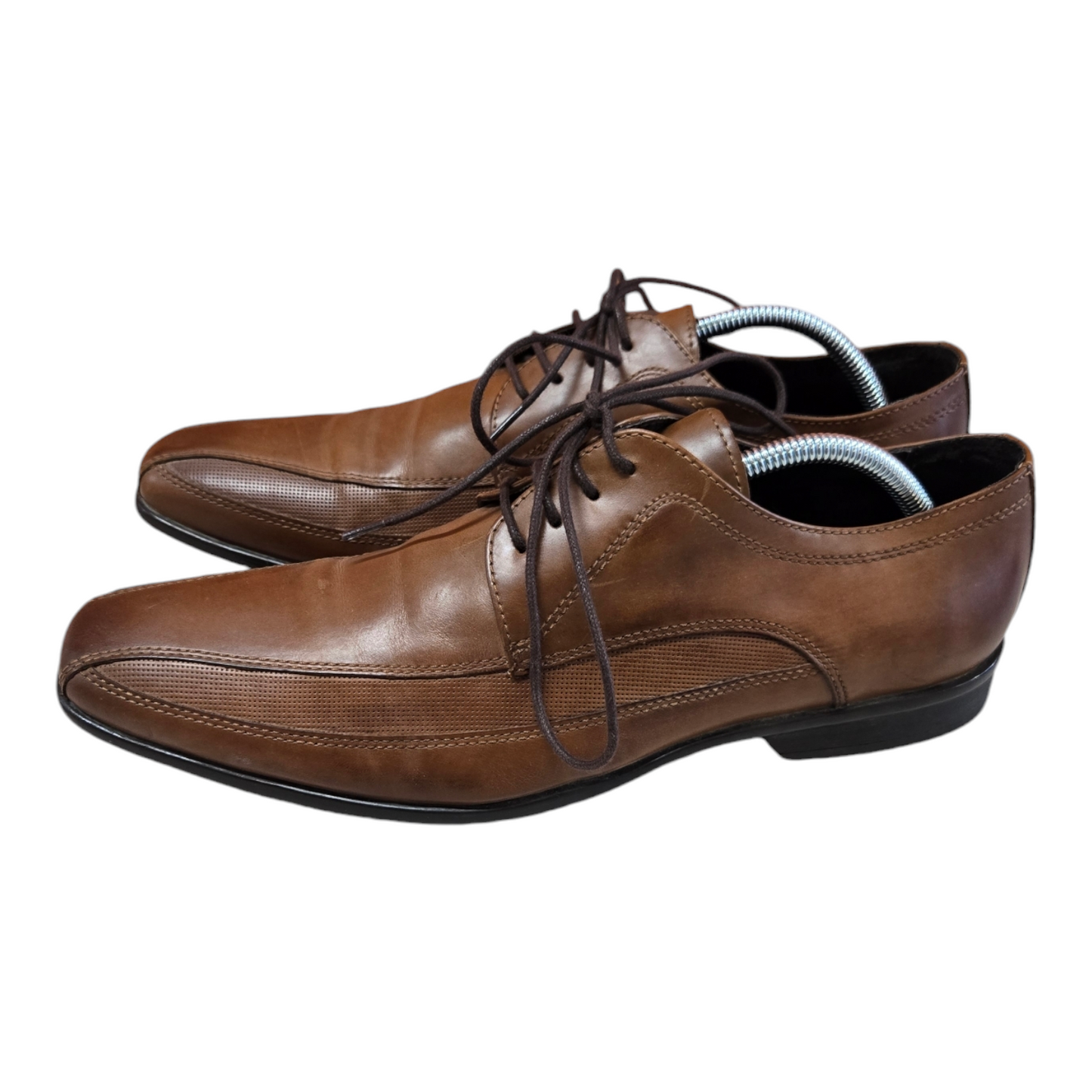 Kenneth Cole New York Extra Fast Mens Dress Shoes Brown Leather 10M US, 9 UK,43 EUR
