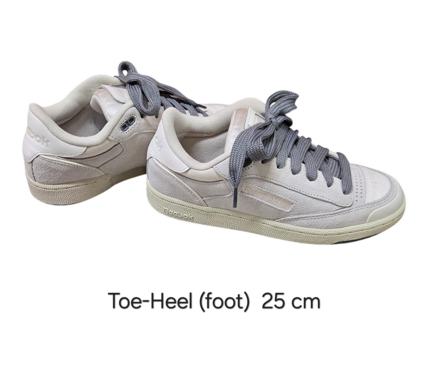 REEBOK Club C Bulc Womens Shoes Chalk/Alabas/Pugry Size 8 US, 5.5 UK, 38.5 EUR