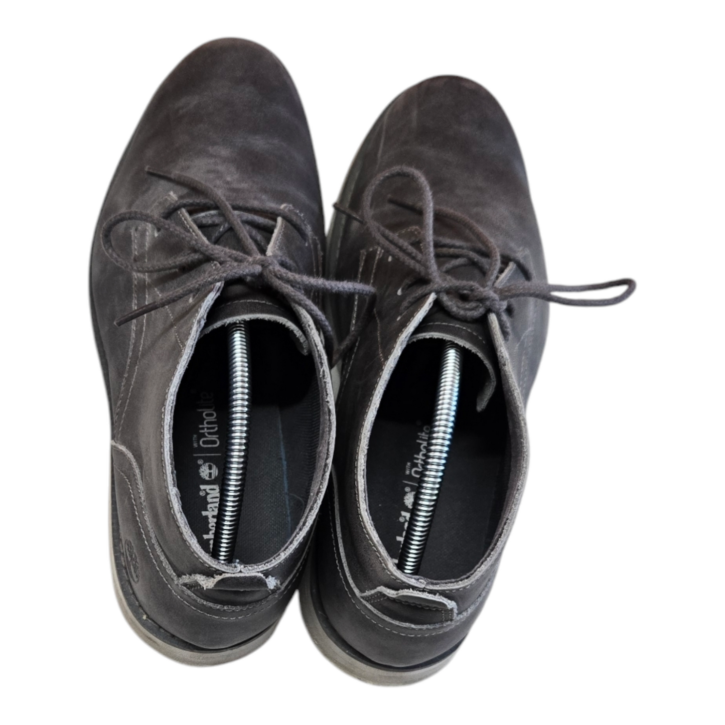 Timberland Stormbuck Lite Chukka Shoes Grey Leather Boots 10W US, 9.5 UK, 44 EUR