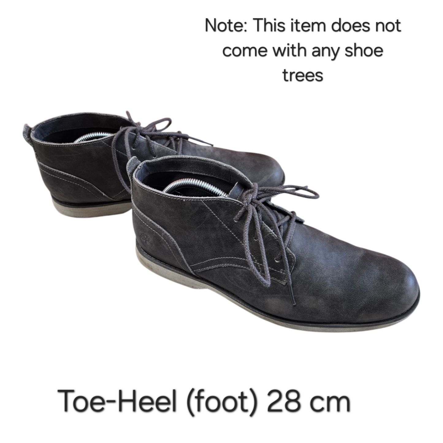 Timberland Stormbuck Lite Chukka Shoes Grey Leather Boots 10W US, 9.5 UK, 44 EUR