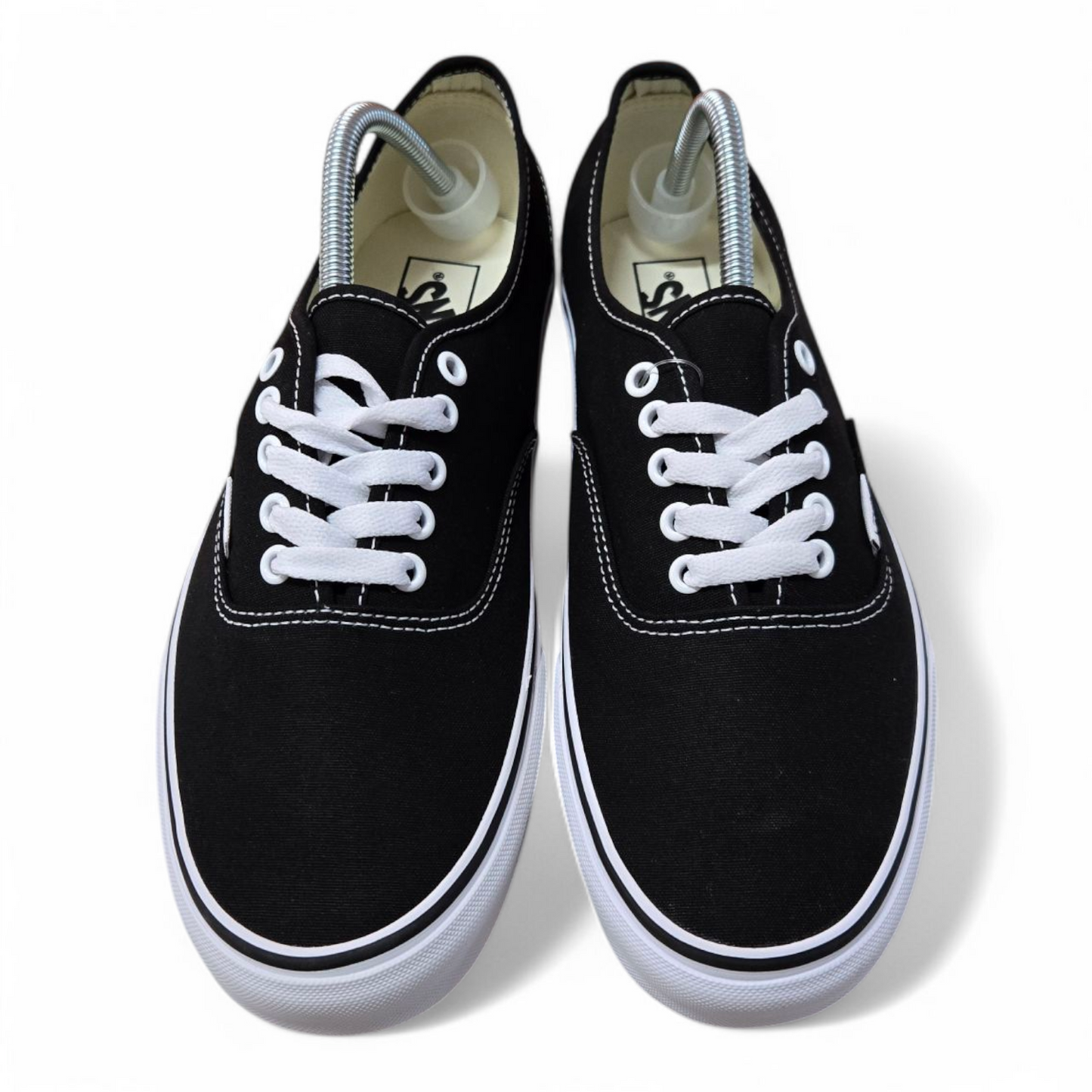 Vans Authentic Mens Shoes Skateboard Black Canvas Size 10 US, 9 UK, 43 EUR 👟