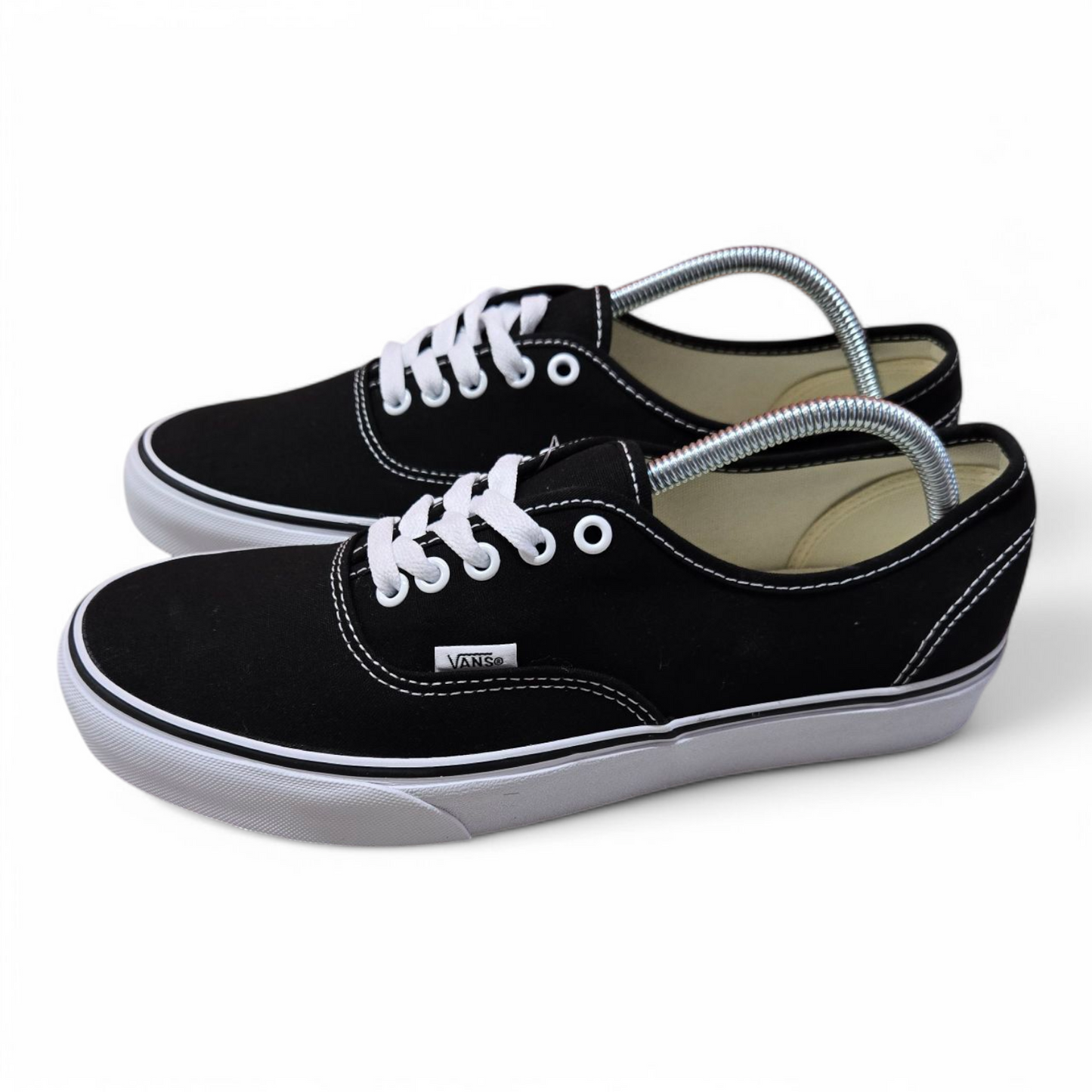 Vans Authentic Mens Shoes Skateboard Black Canvas Size 10 US, 9 UK, 43 EUR 👟