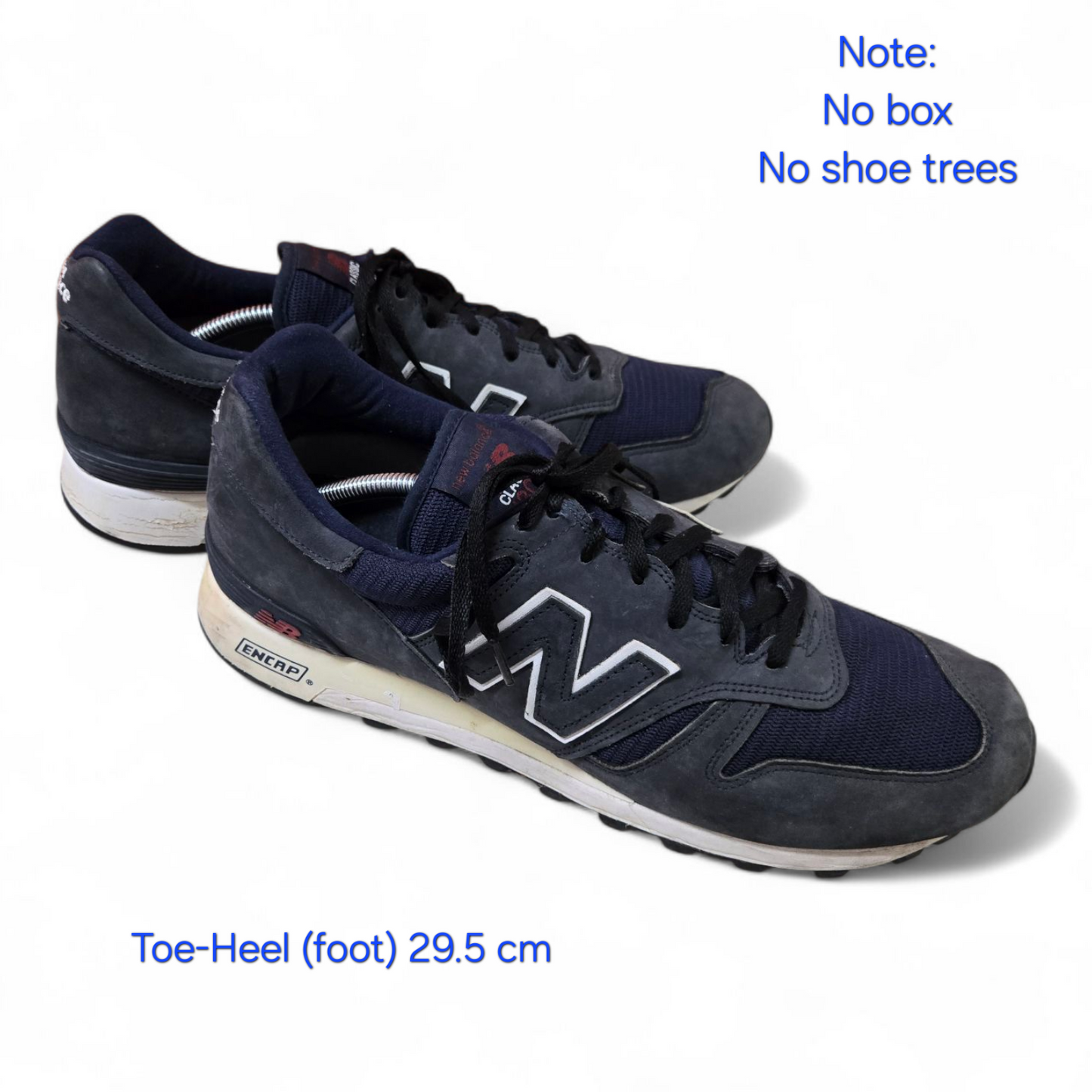 New Balance 1300 Classic Mens Shoes Grey/Blue Size 12 US, 11.5 UK, 46.5 EUR