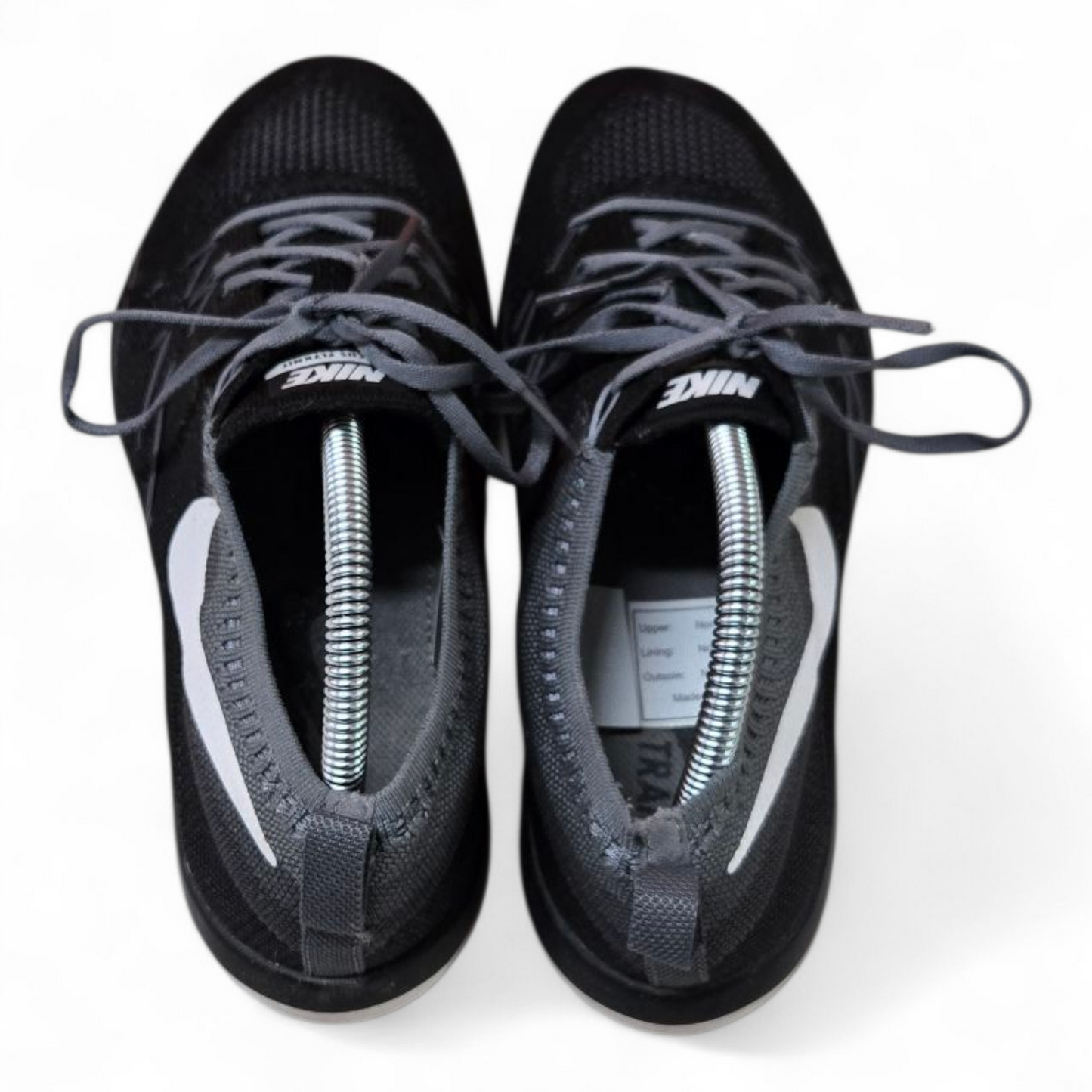 Nike Free Trainer TR Focus Flyknit Womens Shoes Black/Grey 9.5 US, 7 UK, 41 EUR