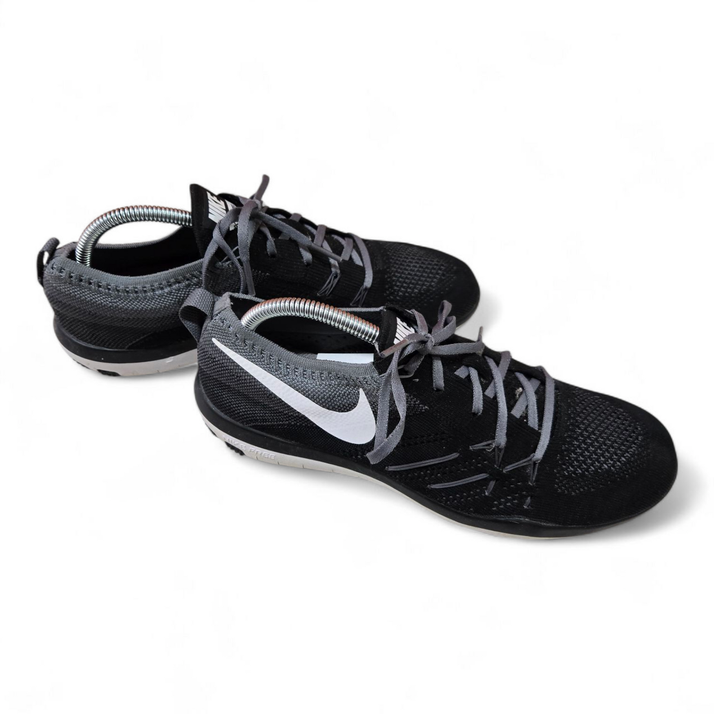Nike Free Trainer TR Focus Flyknit Womens Shoes Black/Grey 9.5 US, 7 UK, 41 EUR