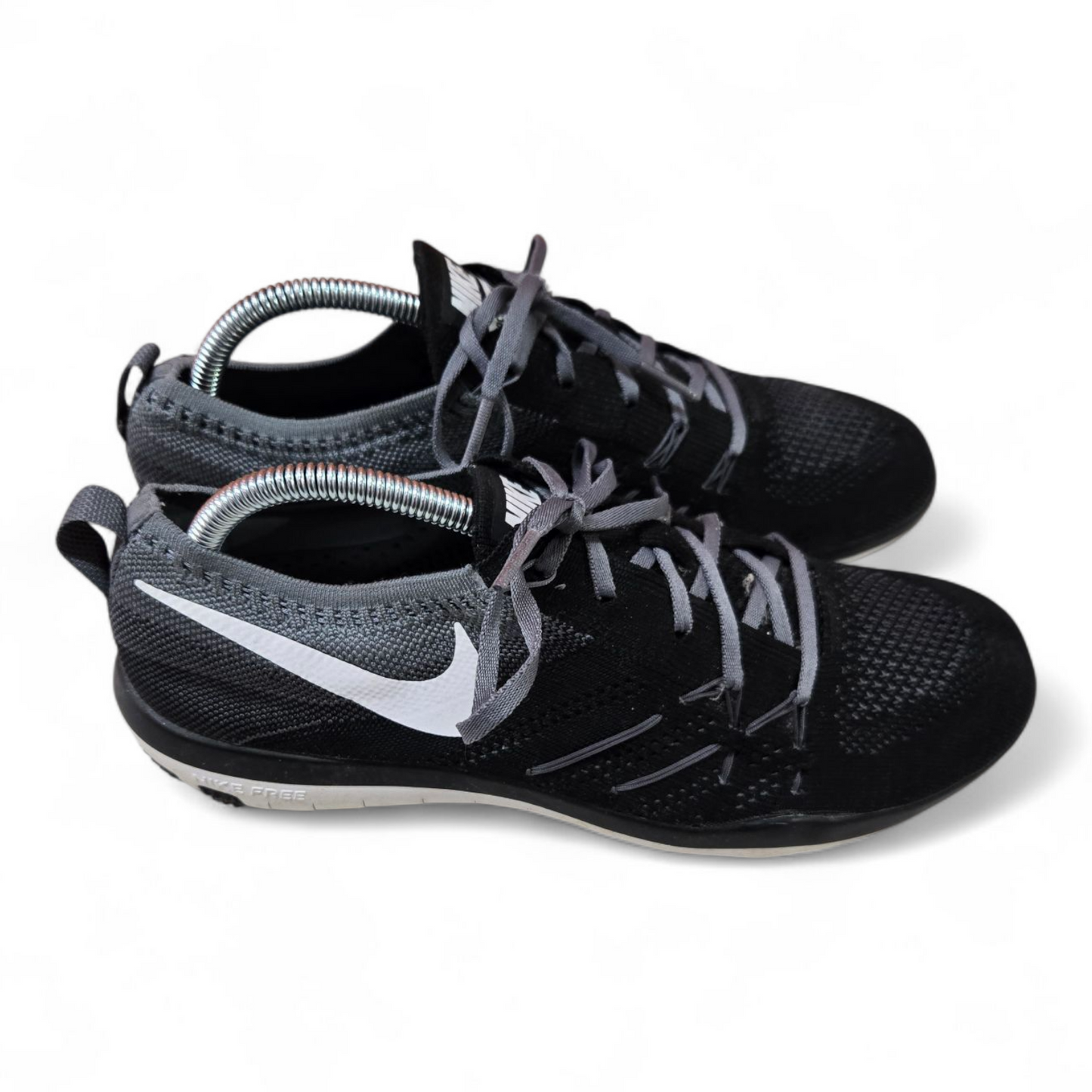 Nike Free Trainer TR Focus Flyknit Womens Shoes Black/Grey 9.5 US, 7 UK, 41 EUR