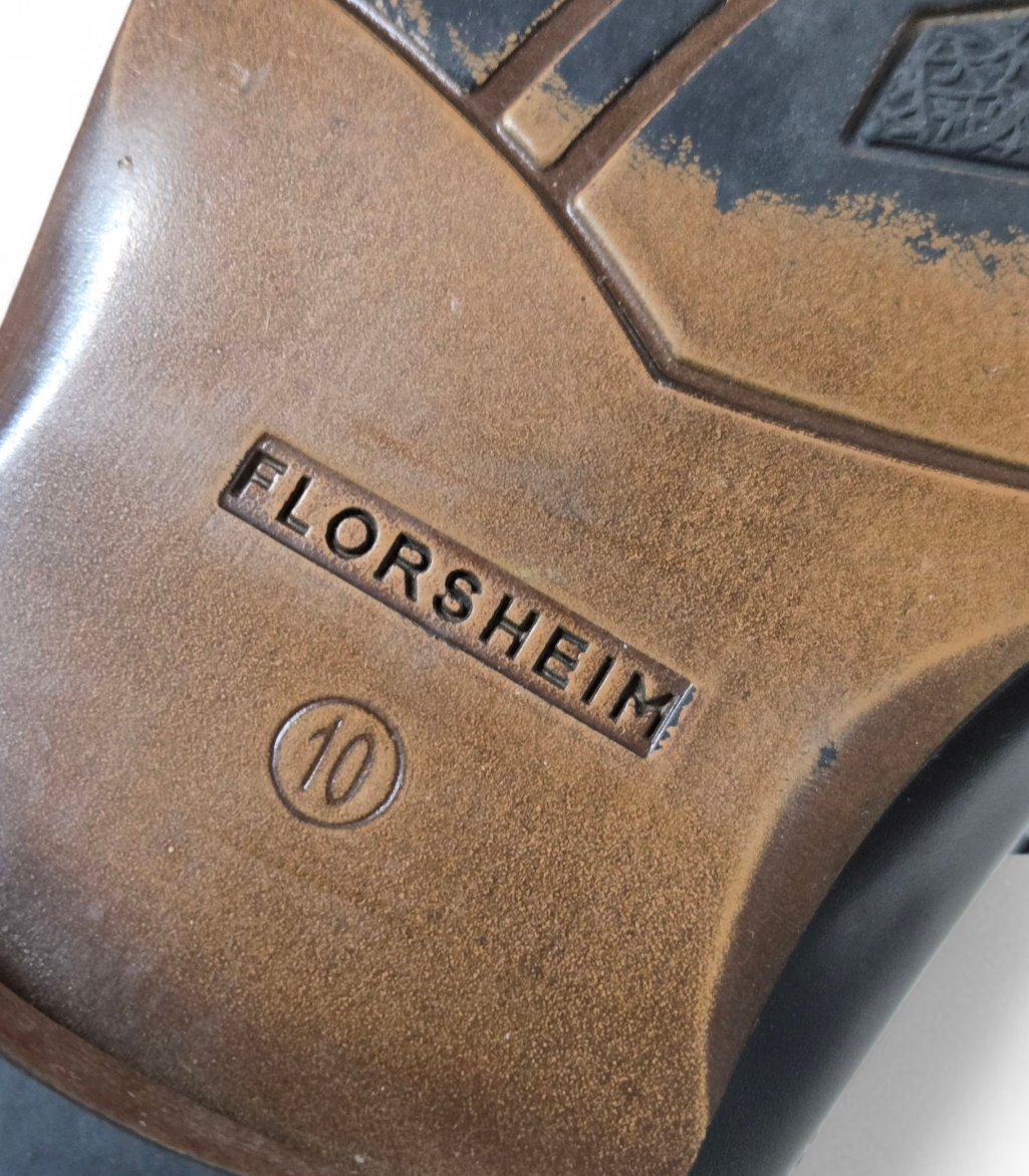 Florsheim Mens Dress Shoes Black Leather Upper Size 11 US, 10 UK/AU, 44.5 EUR