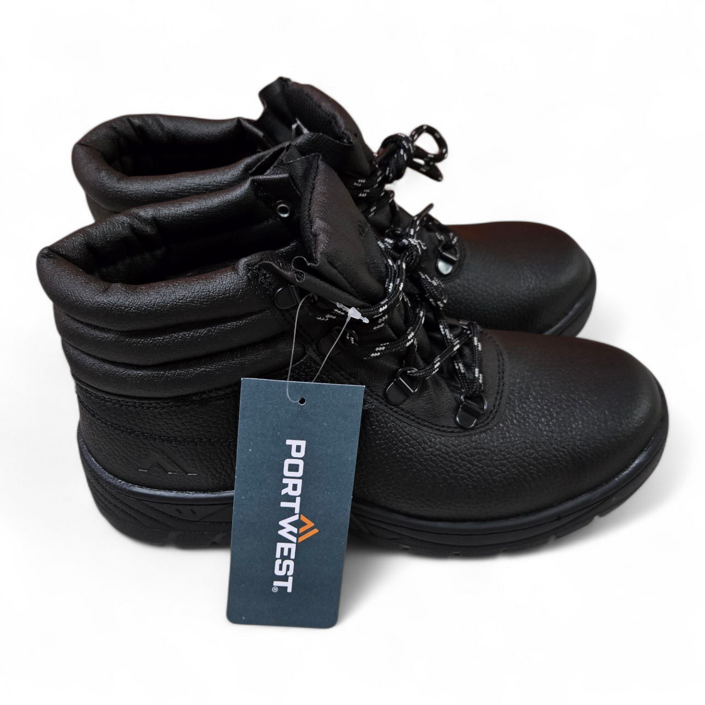 Portwest Steelite Protector Plus Boots Mens Black 9 US, 8 UK, 42EU-New with Box