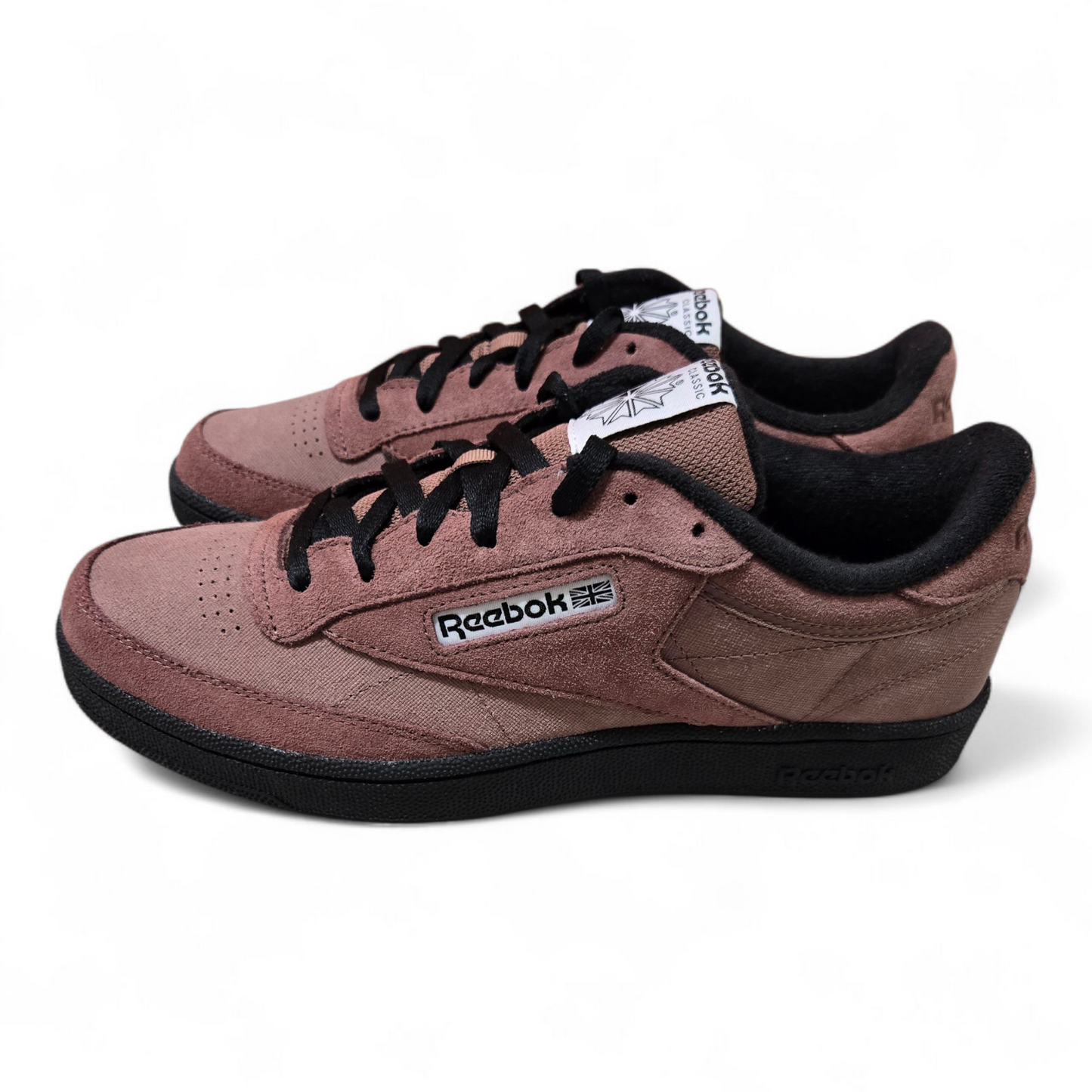 Reebok Club C 85 Tennis Unisex Shoes Brown/Black/White Mens 9 US, 8 UK, 42 EUR🎾