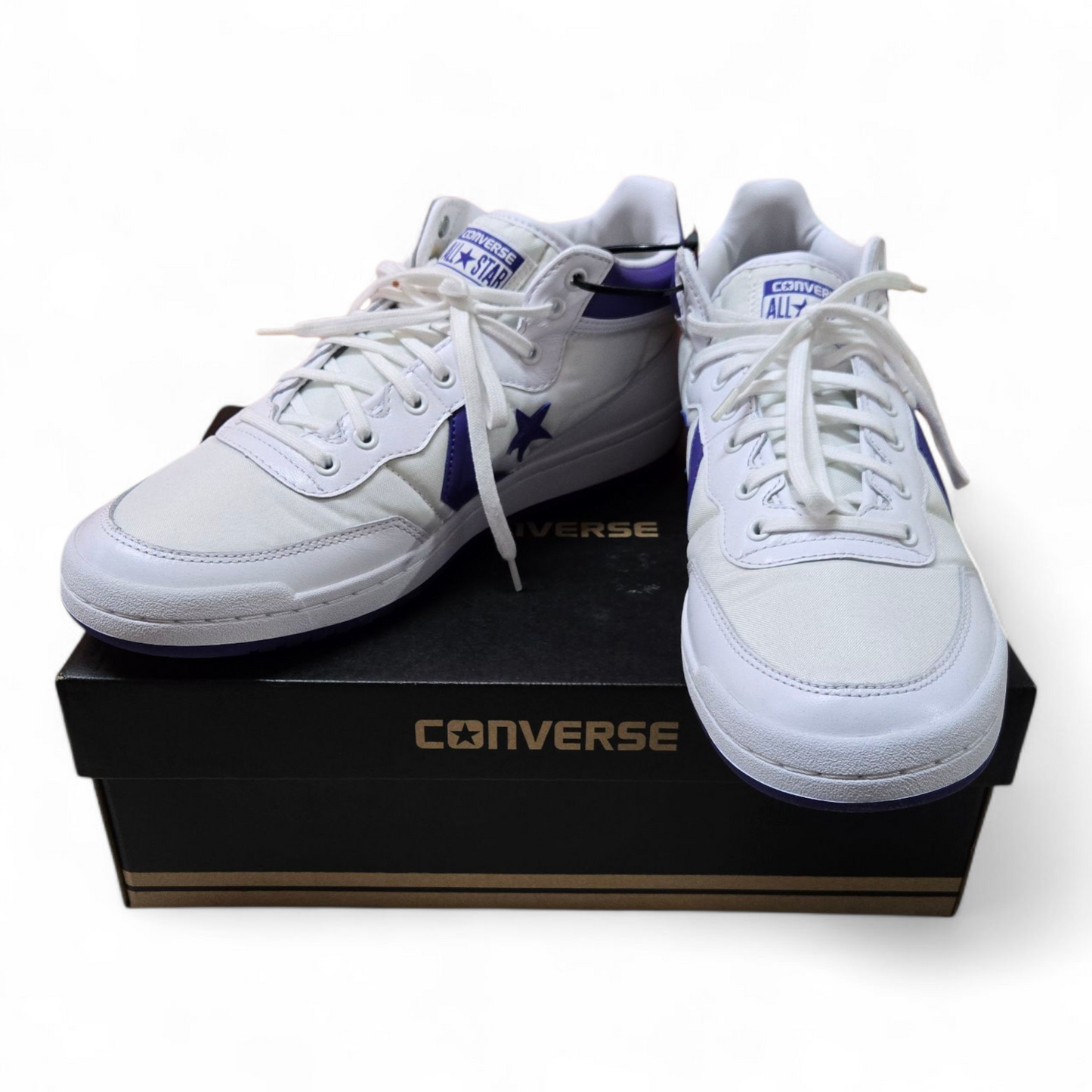 Converse All star Fastbreak 83 Mid Mens Shoes White/Candy Grape Size 12 US, 11 UK, 46.5 EU