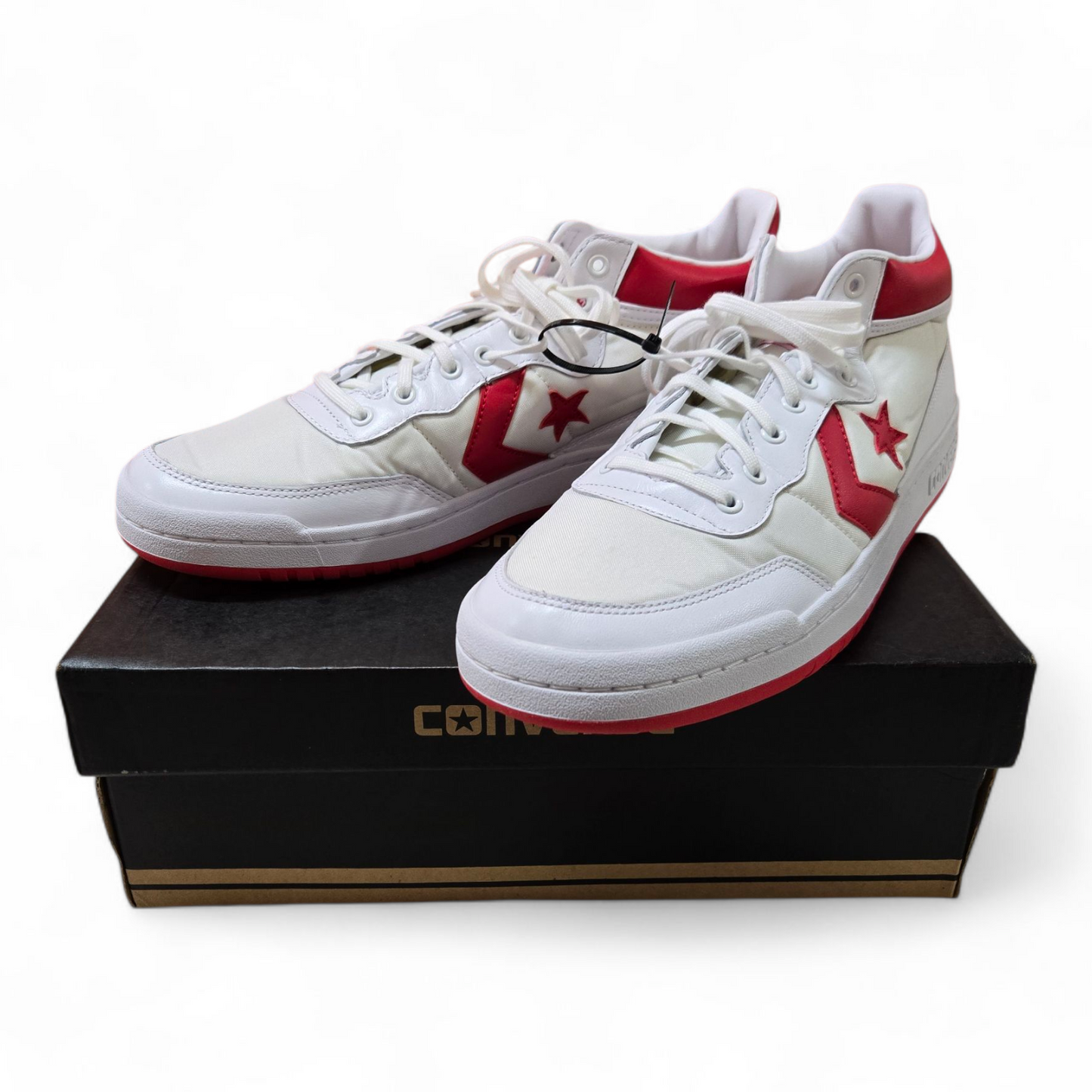 Converse All Star Fastbreak 83 Mid Mens Shoes White/Casino Red Size 12 US, 11 UK, 46.5 EU