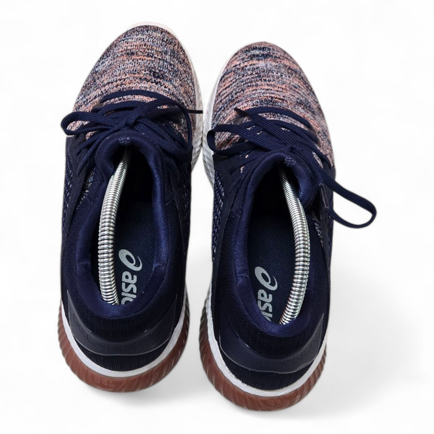 Asics Gel-Kenun Knit Womens Shoes Begonia Pink/Indigo Blue/White 9 US, 40.5 EUR