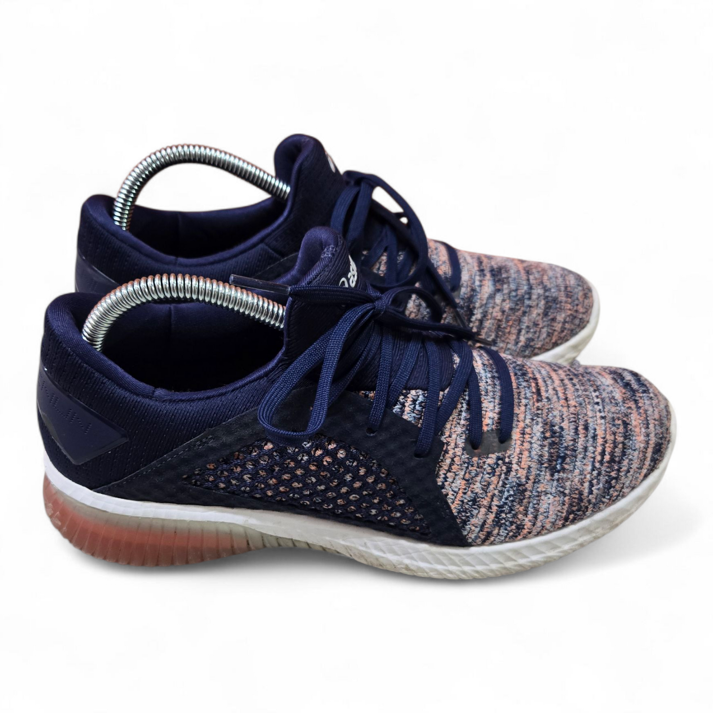 Asics Gel-Kenun Knit Womens Shoes Begonia Pink/Indigo Blue/White 9 US, 40.5 EUR