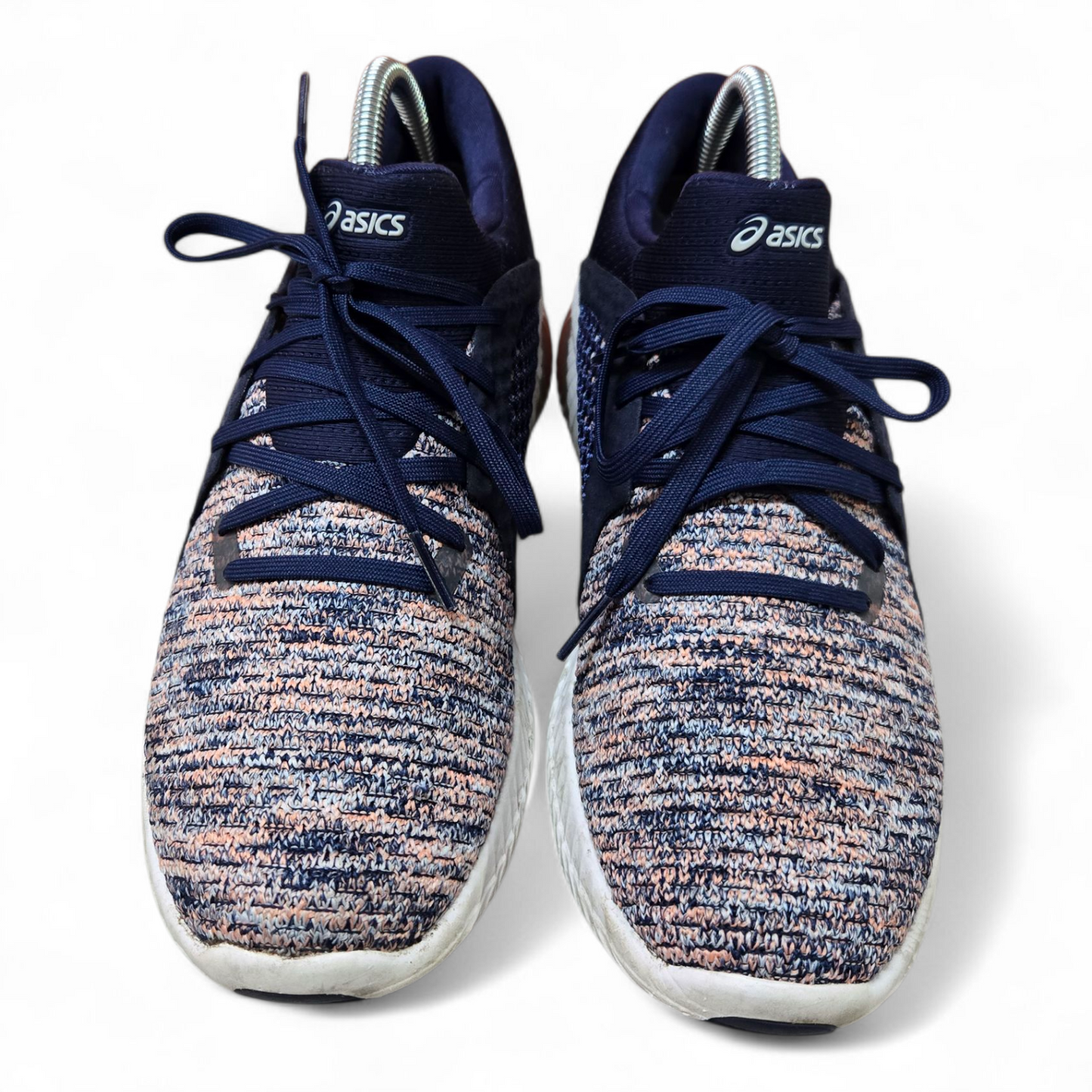 Asics Gel-Kenun Knit Womens Shoes Begonia Pink/Indigo Blue/White 9 US, 40.5 EUR