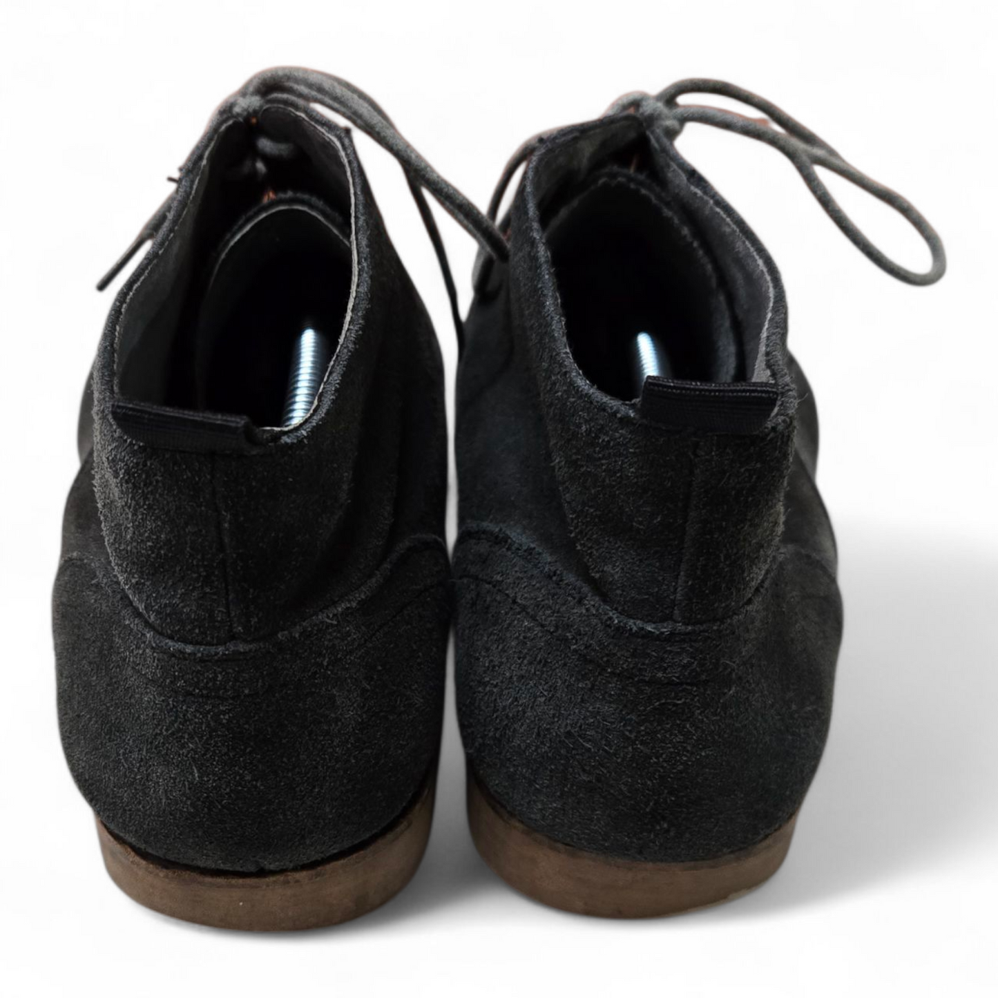 AQ by Aquila Mens Leather Boots Grey Suede Shoes Size 13 US, 12 UK, 46 EUR