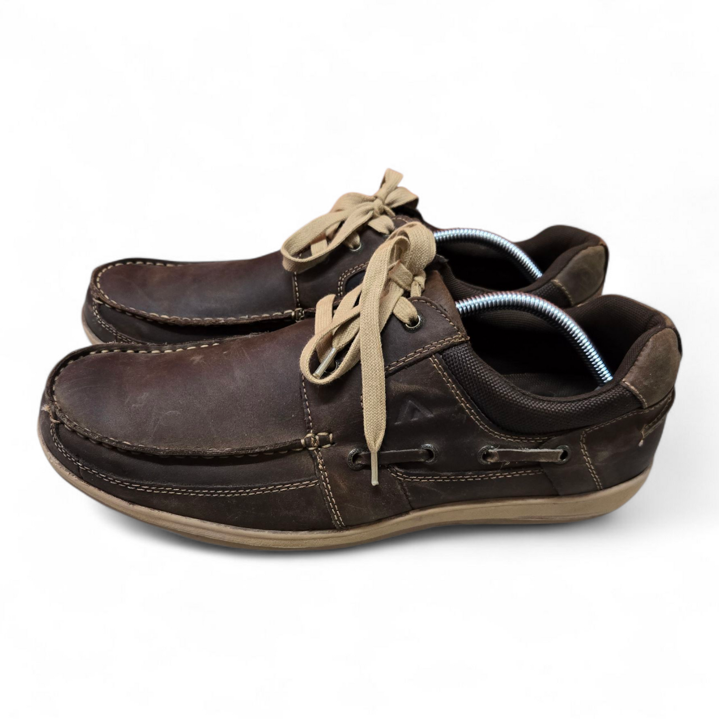 Colorado Spinnaker Mens Boat Shoes Brown Leather Size 11 US, 44 EUR, 10 AU/UK