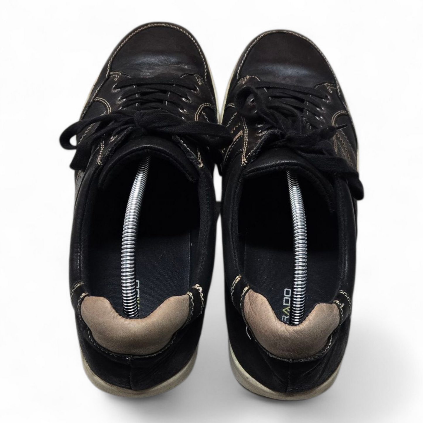 Colorado Voom Mens Shoes Black/Tan Leather Sneakers Size 11 US, 44 EUR, 10 AU/UK