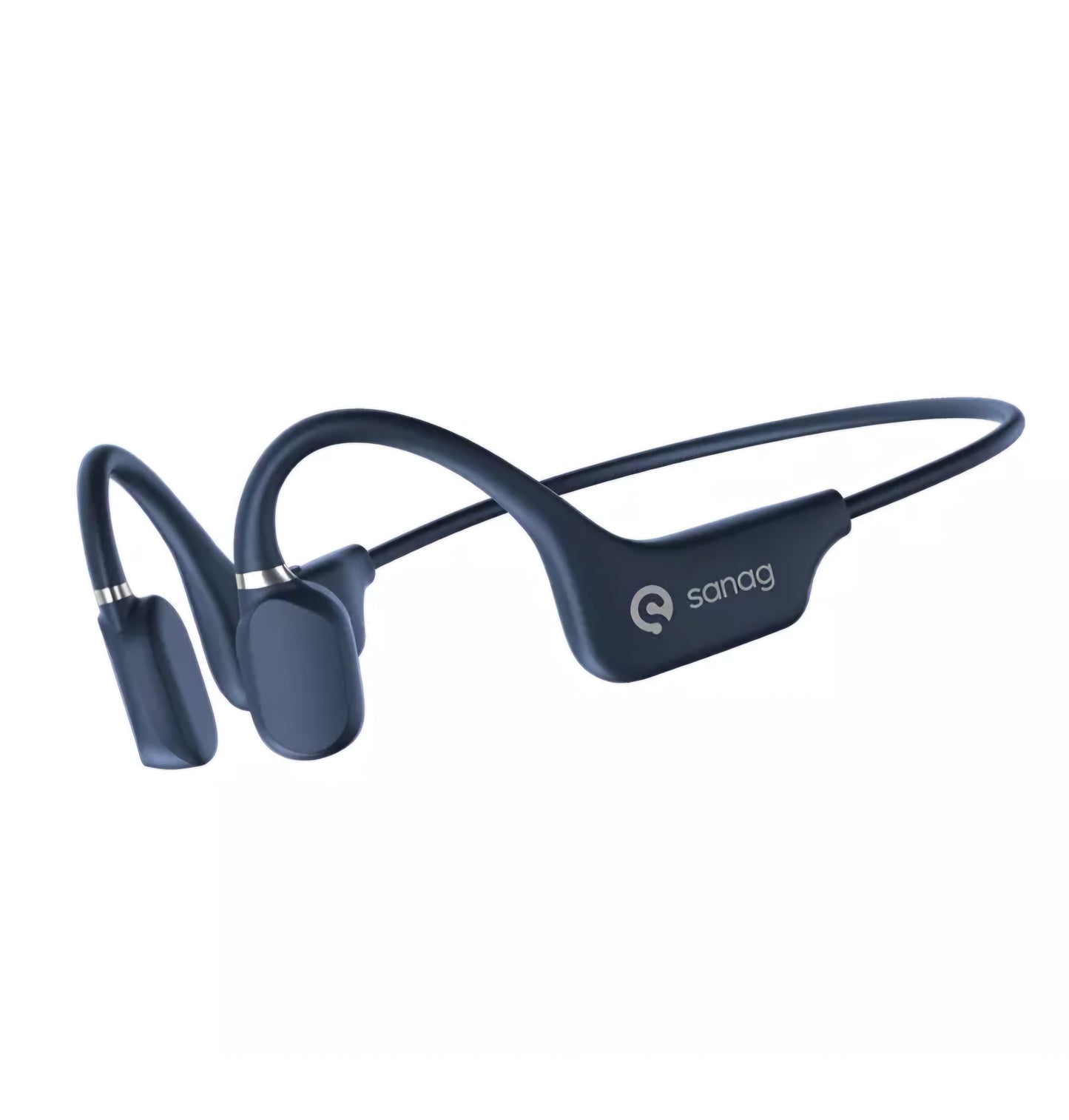 SANAG B60S Pro Max Bone Conduction Headphone Navy 64GB Bluetooth 5.3 with Case