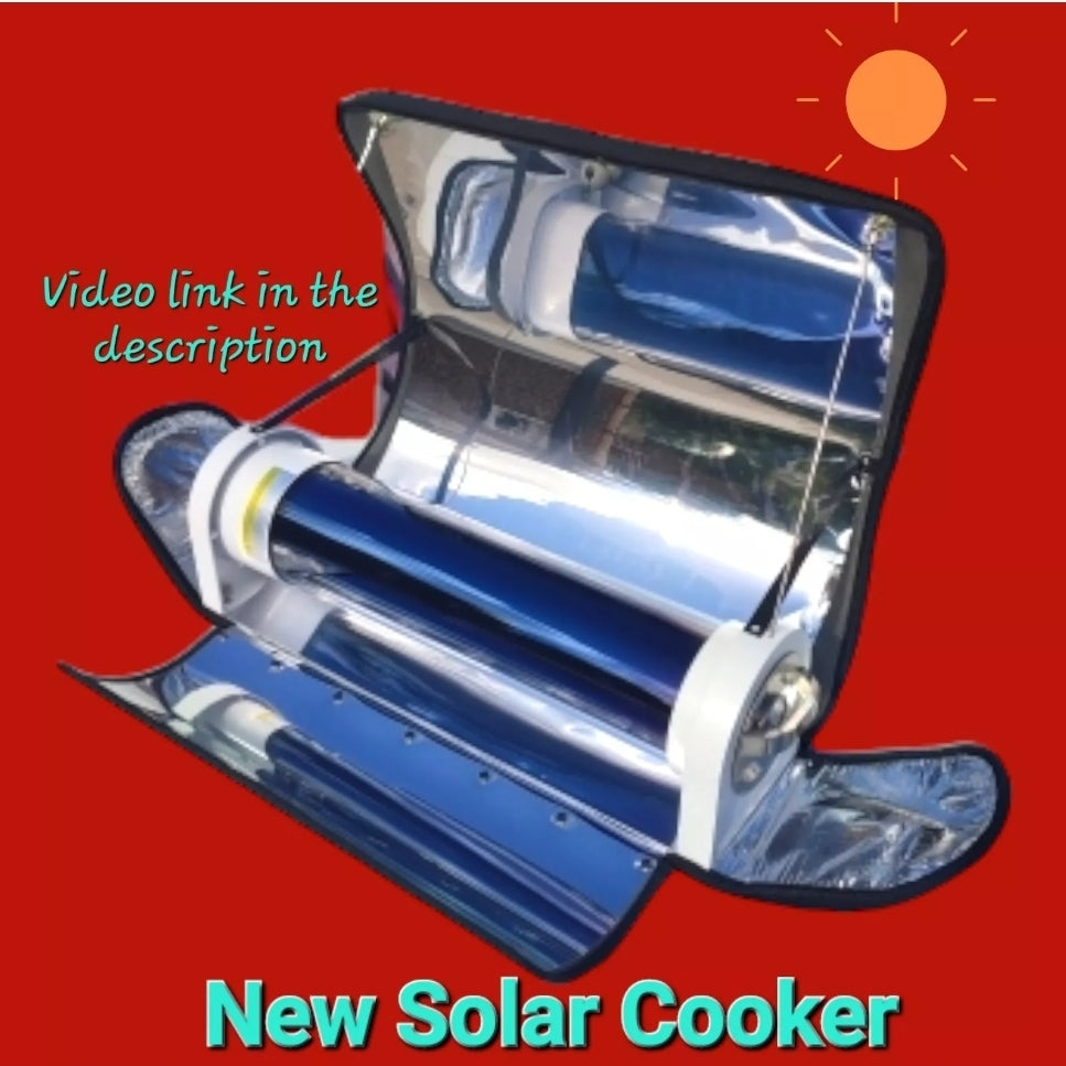 Solar Barbecue Cooker Food BBQ Camping Cooking New Model 66 cm & Portable