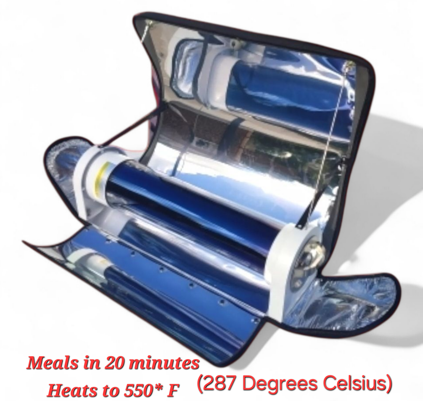 Solar Barbecue Cooker Food BBQ Camping Cooking New Model 66 cm & Portable