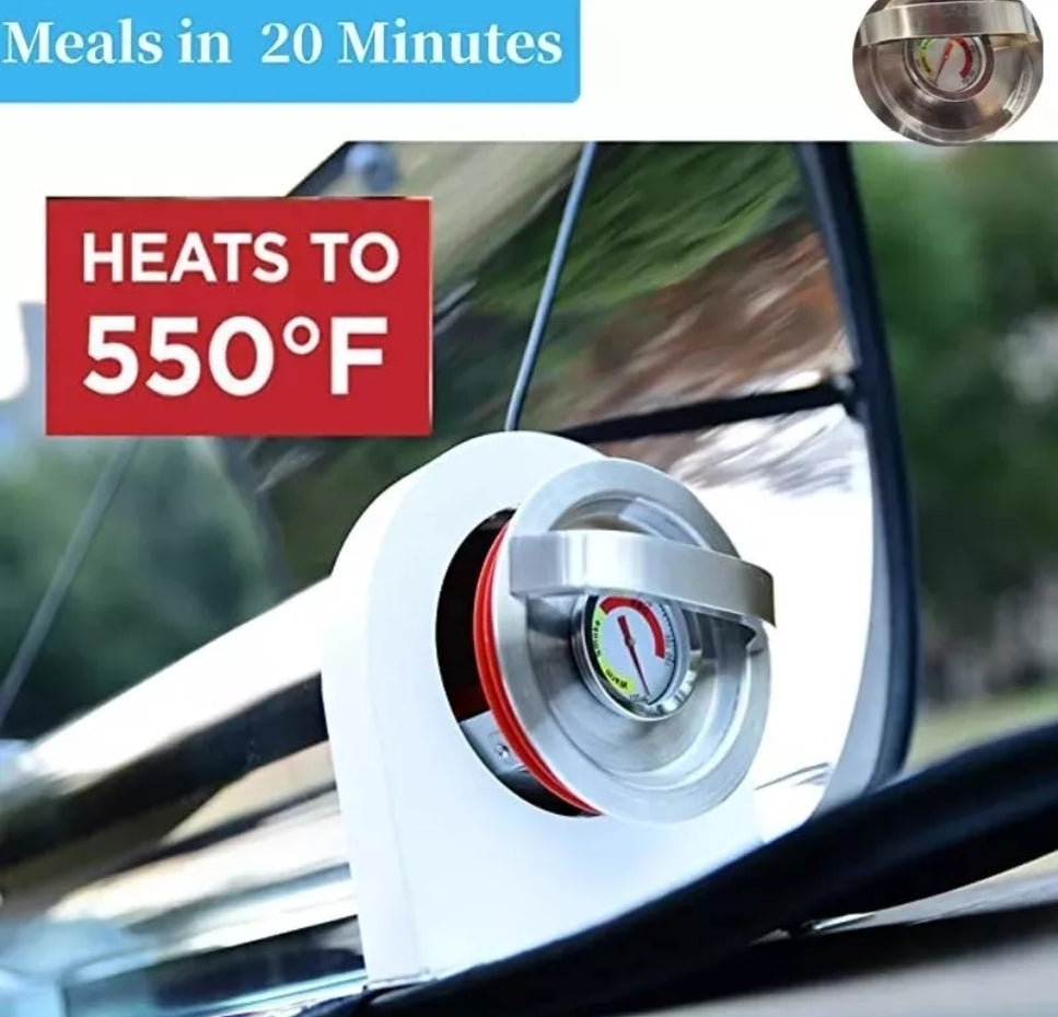 Solar Barbecue Cooker Food BBQ Camping Cooking New Model 66 cm & Portable