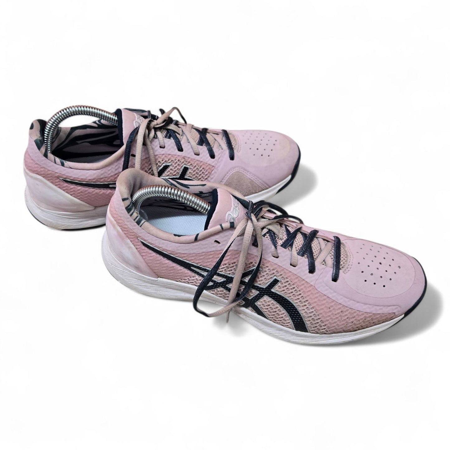 Asics Netburner Super FF Womens Netball Shoes Barely Rose/French Blue 9.5 US, 7.5 UK, 41.5 EUR