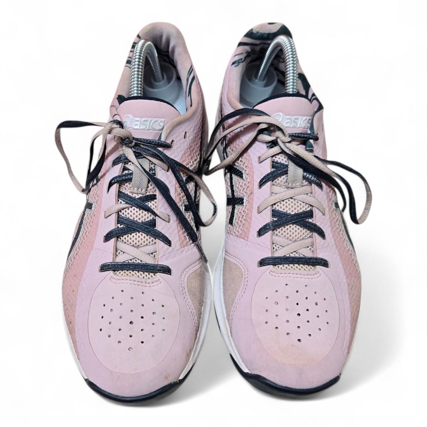Asics Netburner Super FF Womens Netball Shoes Barely Rose/French Blue 9.5 US, 7.5 UK, 41.5 EUR