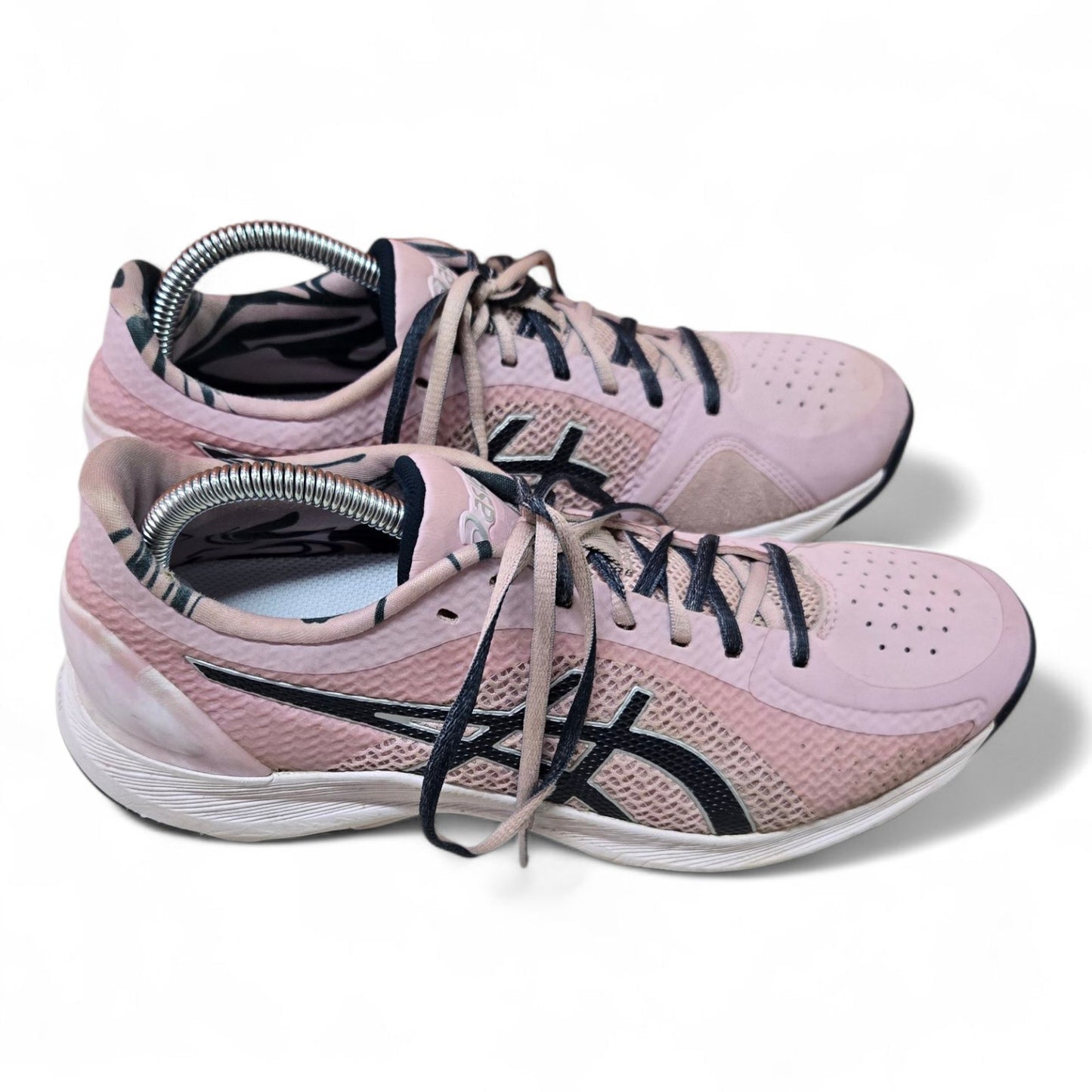 Asics Netburner Super FF Womens Netball Shoes Barely Rose/French Blue 9.5 US, 7.5 UK, 41.5 EUR