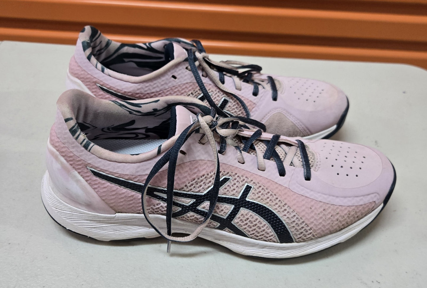 Asics Netburner Super FF Womens Netball Shoes Barely Rose/French Blue 9.5 US, 7.5 UK, 41.5 EUR