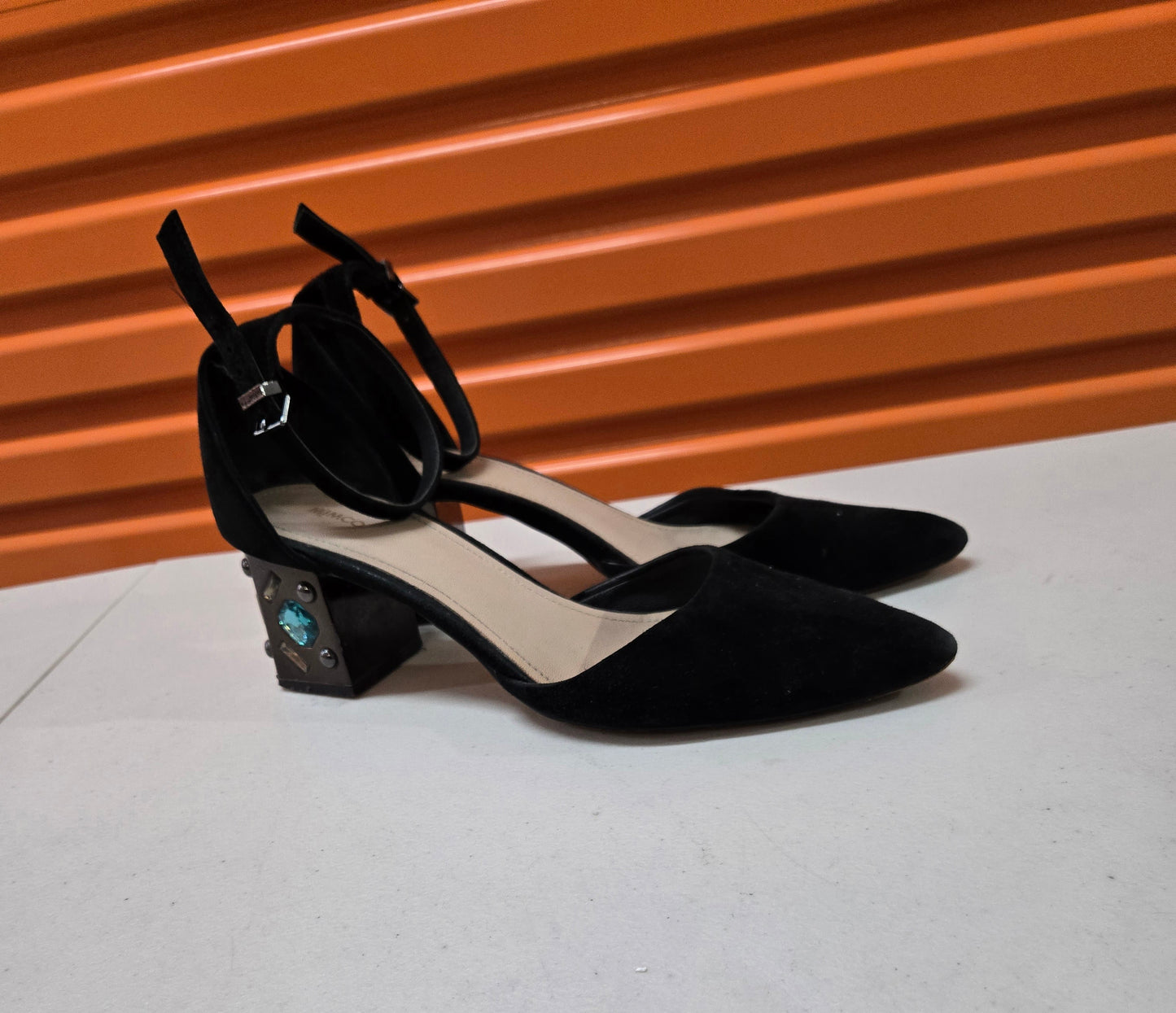 MIMCO Womens Leather Suede Sandals Black Shoes Size 9 AU/US, 7 UK, 40 EUR