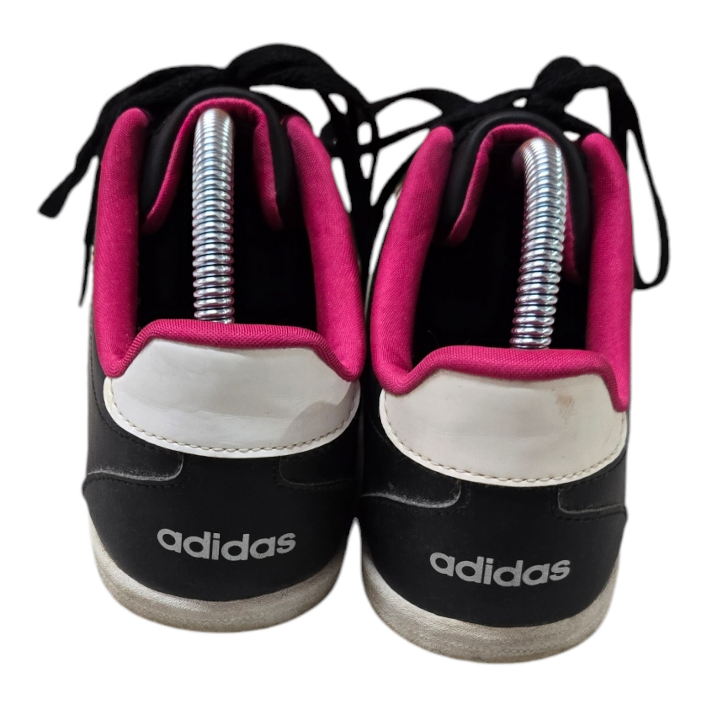 Adidas Neo Coneo QT Womens Shoes Black/White/Pink Trainers Size 9 US, 41 1/3 EU, 7.5 UK