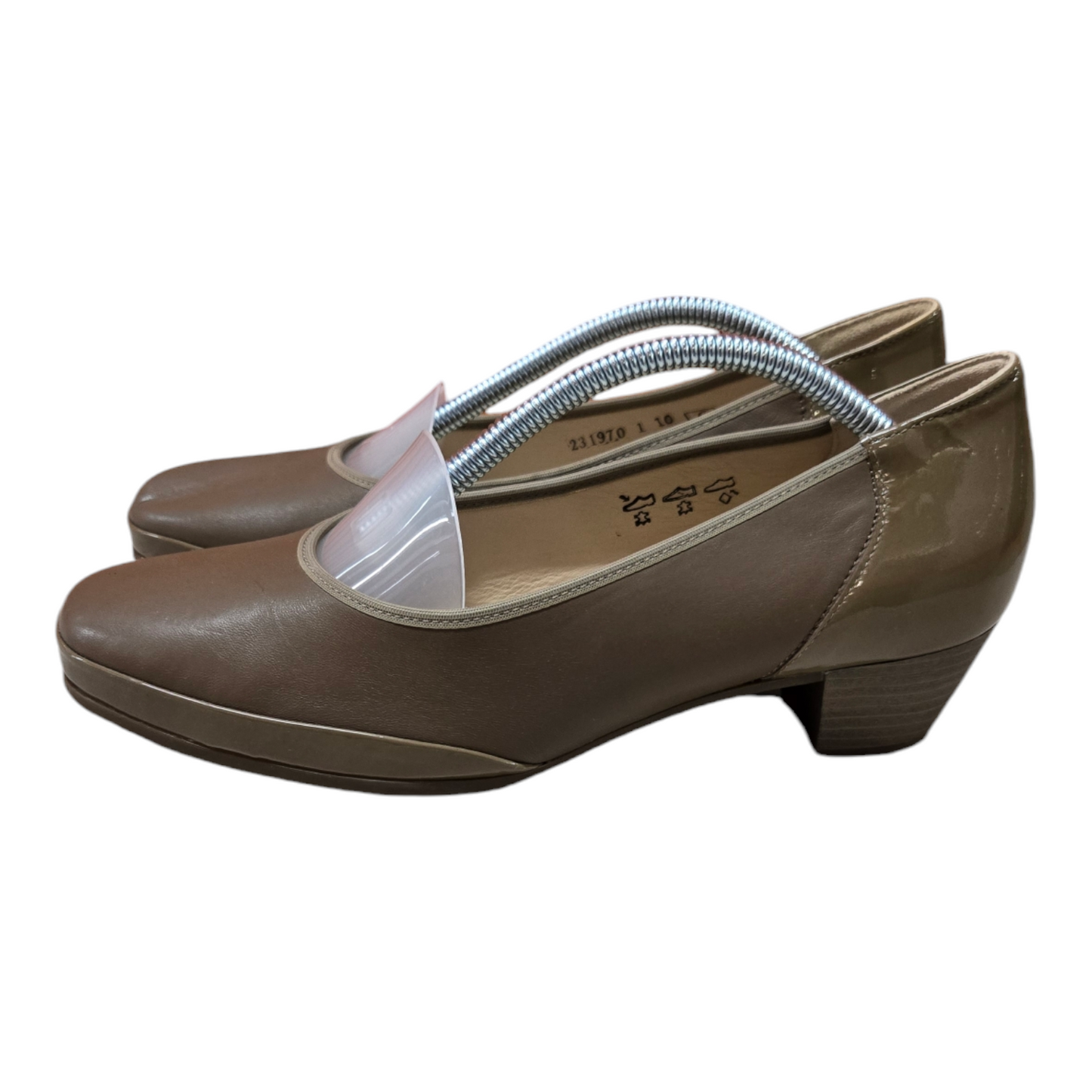 Waldlaufer Womens Slip On Shoes Leather Taupe Size 8 US/AU, 6 UK, 38.5 EUR - Like New