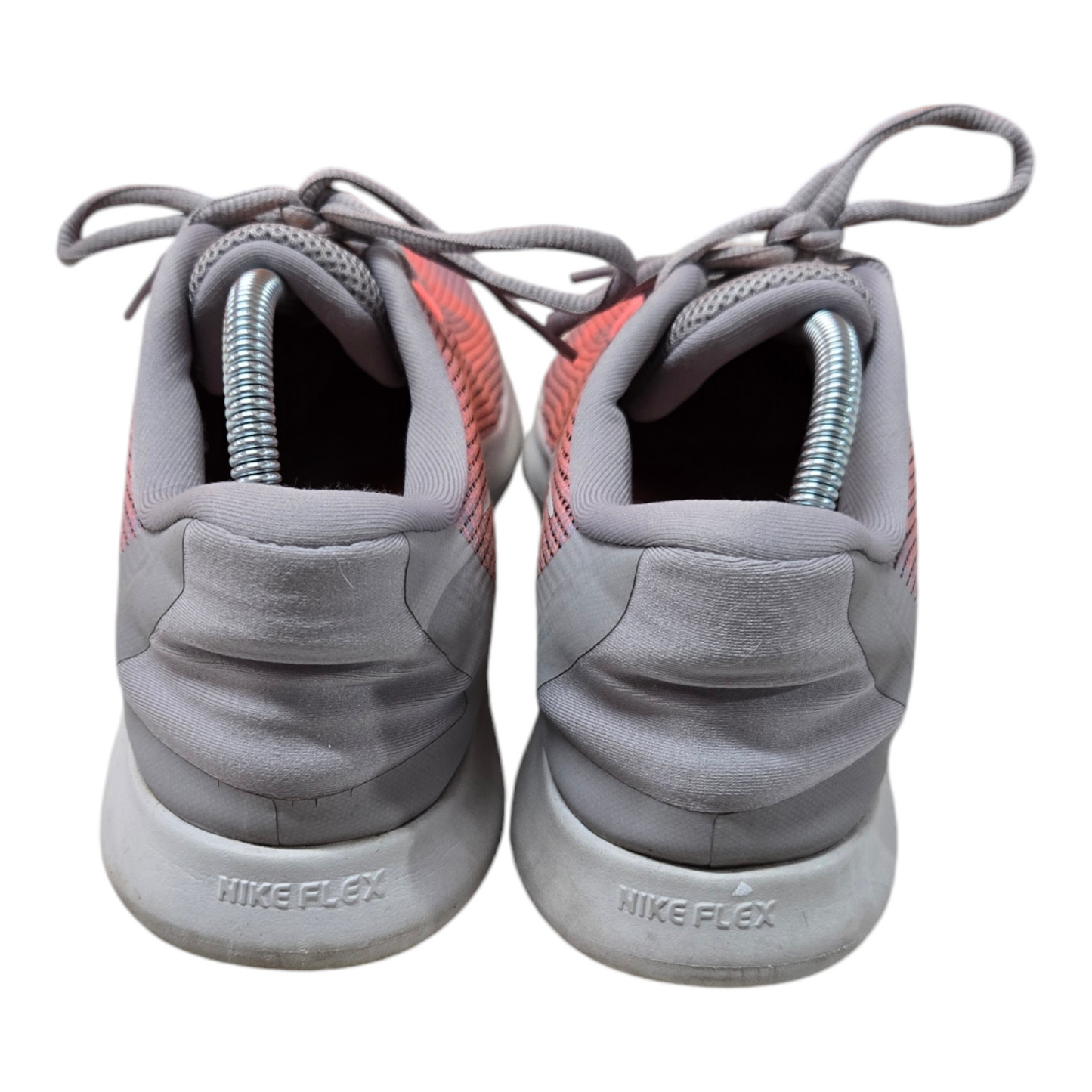 Nike Flex RN 2018 Womens Shoes Peach/Silver Runners Size 11 US, 8.5 UK, 43 EUR