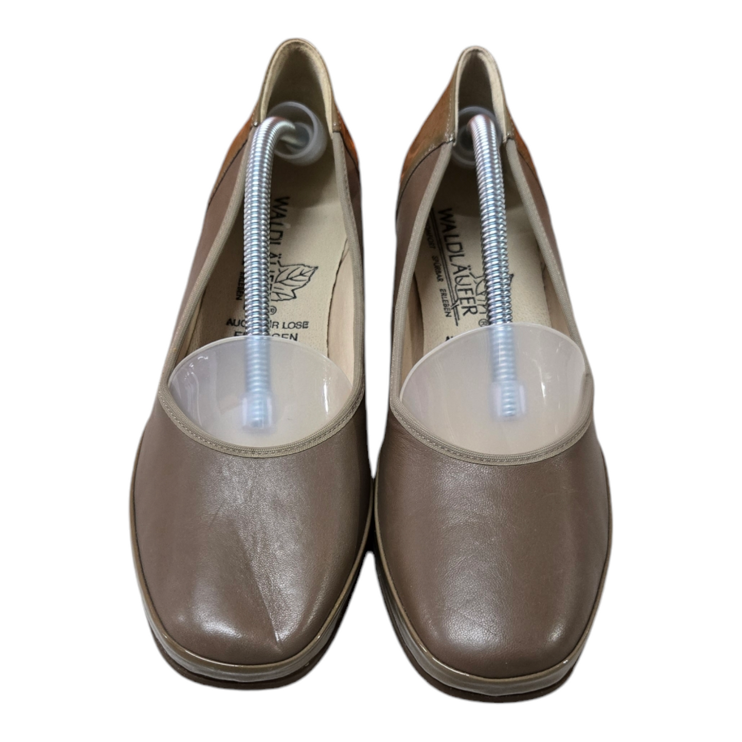 Waldlaufer Womens Slip On Shoes Leather Taupe Size 8 US/AU, 6 UK, 38.5 EUR - Like New