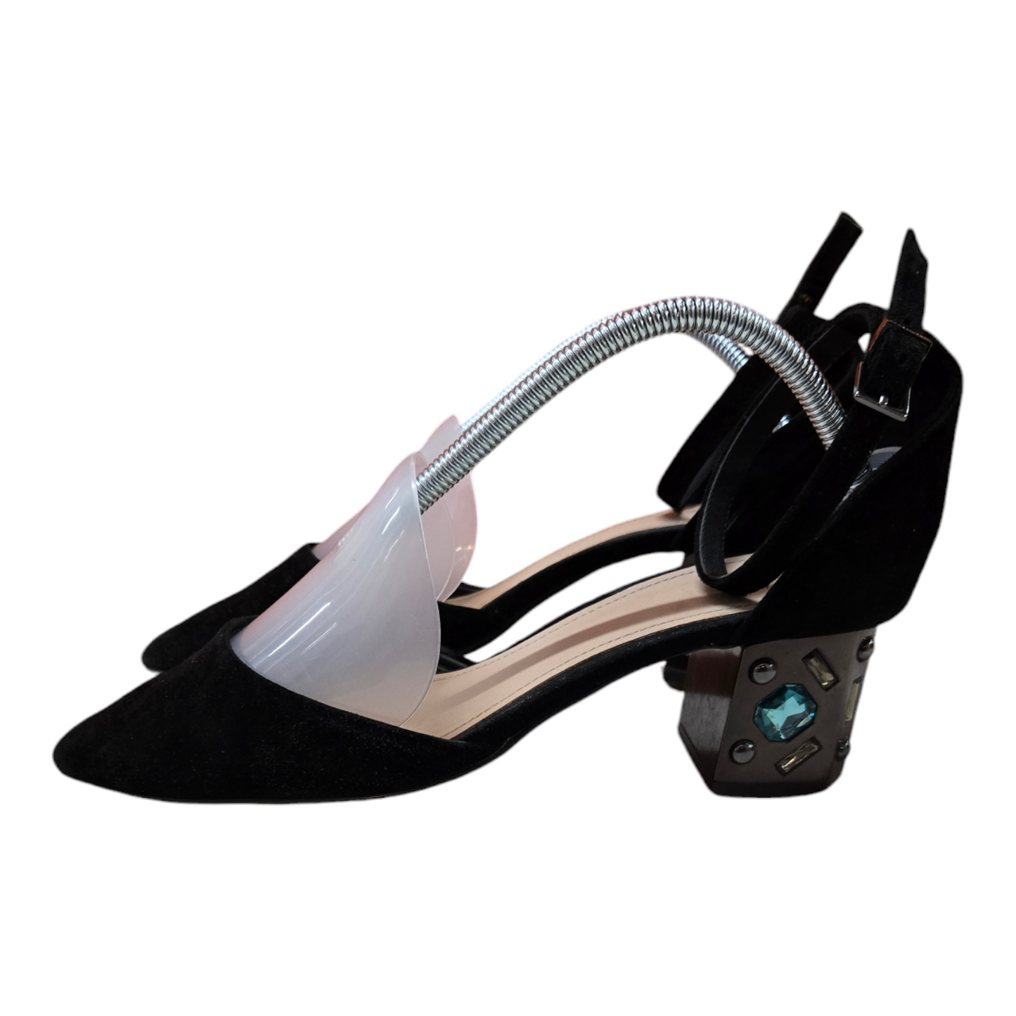 MIMCO Womens Leather Suede Sandals Black Shoes Size 9 AU/US, 7 UK, 40 EUR