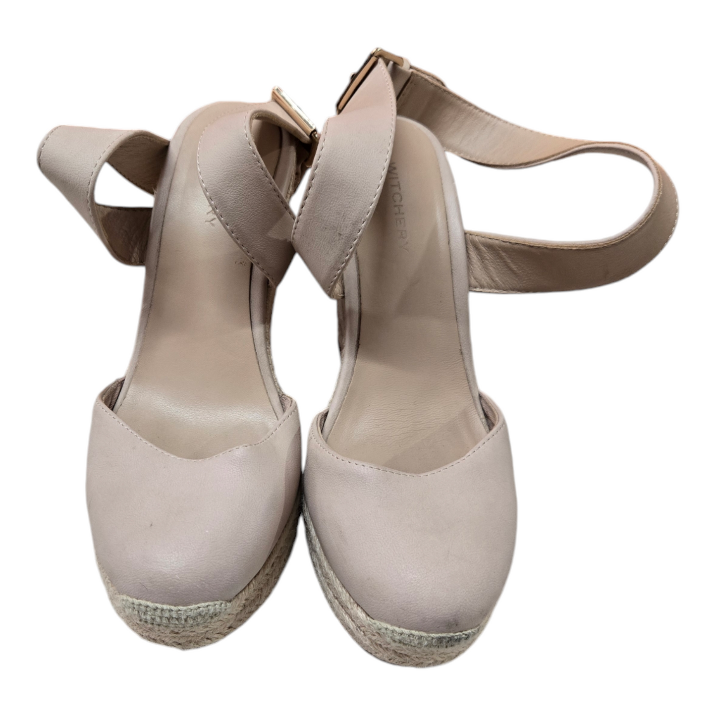Witchery Wedge Womens Sandals Beige Shoes Size 9.5 US/AU, 7.5 UK, 40 EUR