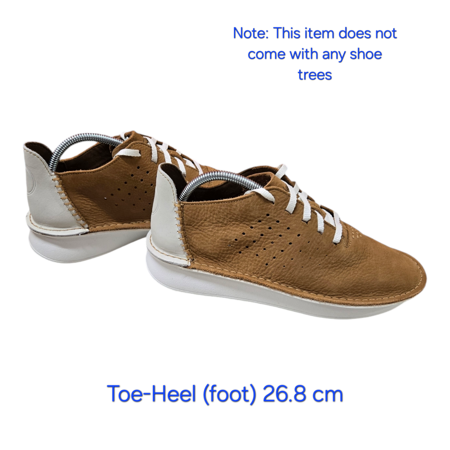 Clarks Velhill Etch Womens Shoes Leather Light Tan Combination Size 10 US, 7.5 UK, 41.5 EUR