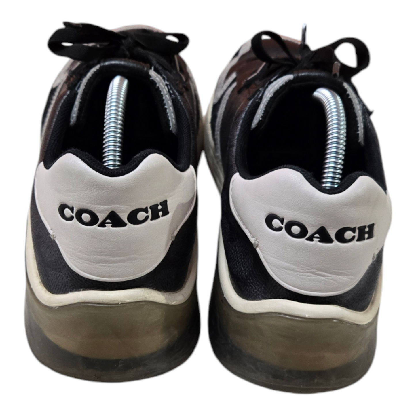 Coach Men's Signature Tech Court Trainers Charcoal/Black 11 US, 10 UK, 44.5 EUR