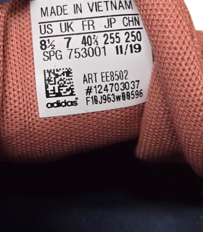 Adidas Asweerun Womens Shoes Pink Runners Size 8.5 US, 7 UK, 40 2/3 EUR