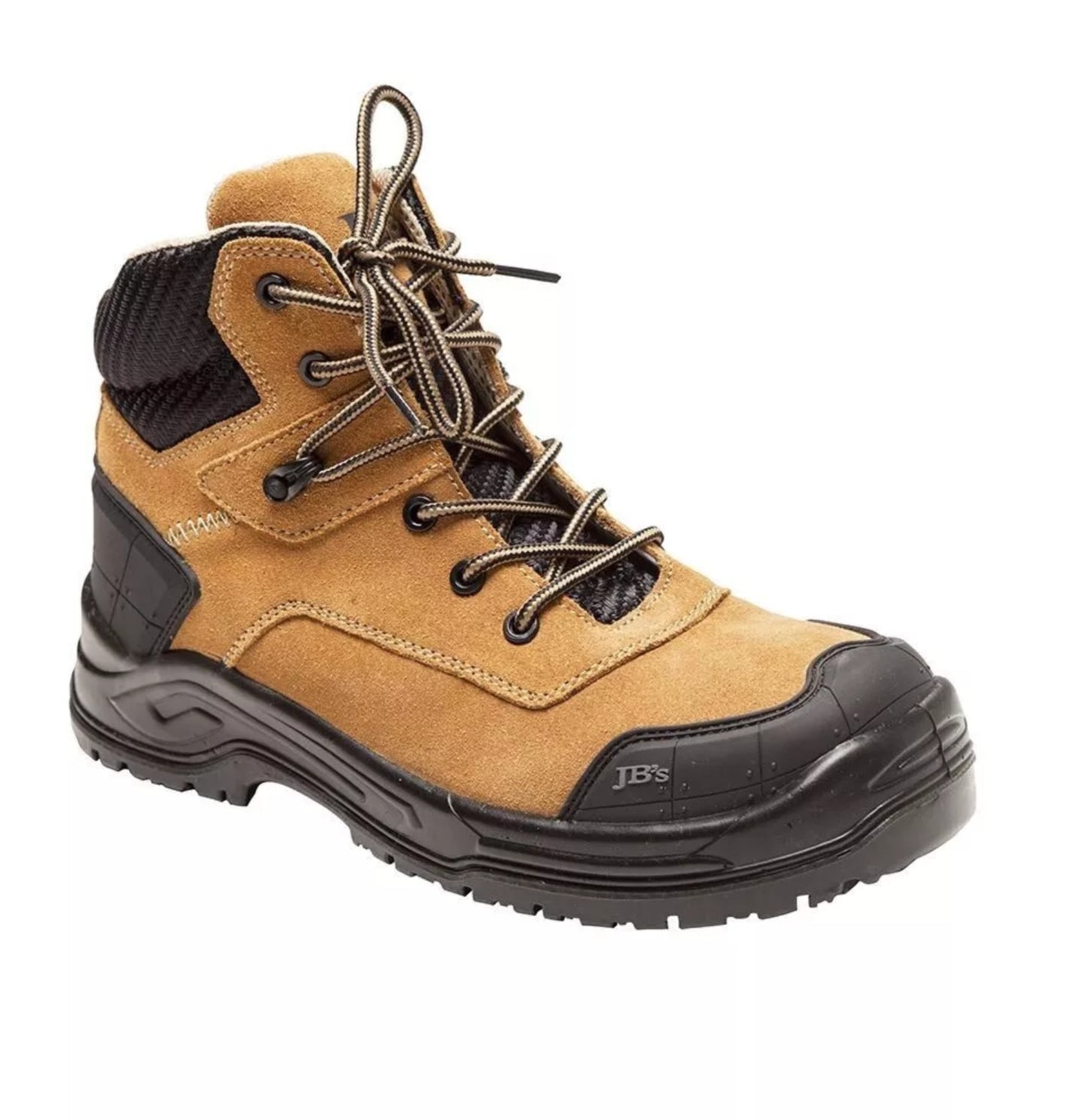 JB'S CYBORG ZIP SAFETY BOOT 9G5 Mens Wheat Heavy Duty Size 10 US, 9 AU/UK, 43 EU