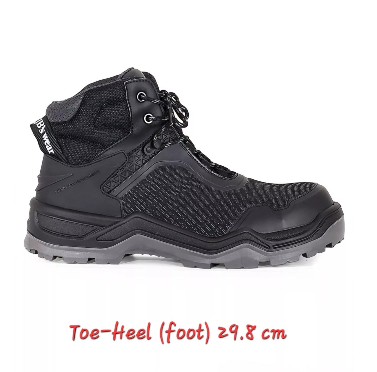 JB'S CYCLONIC WATERPROOF BOOT 9H1 Mens Black Heavy Duty 12 US, 11 AU/UK, 46 EU