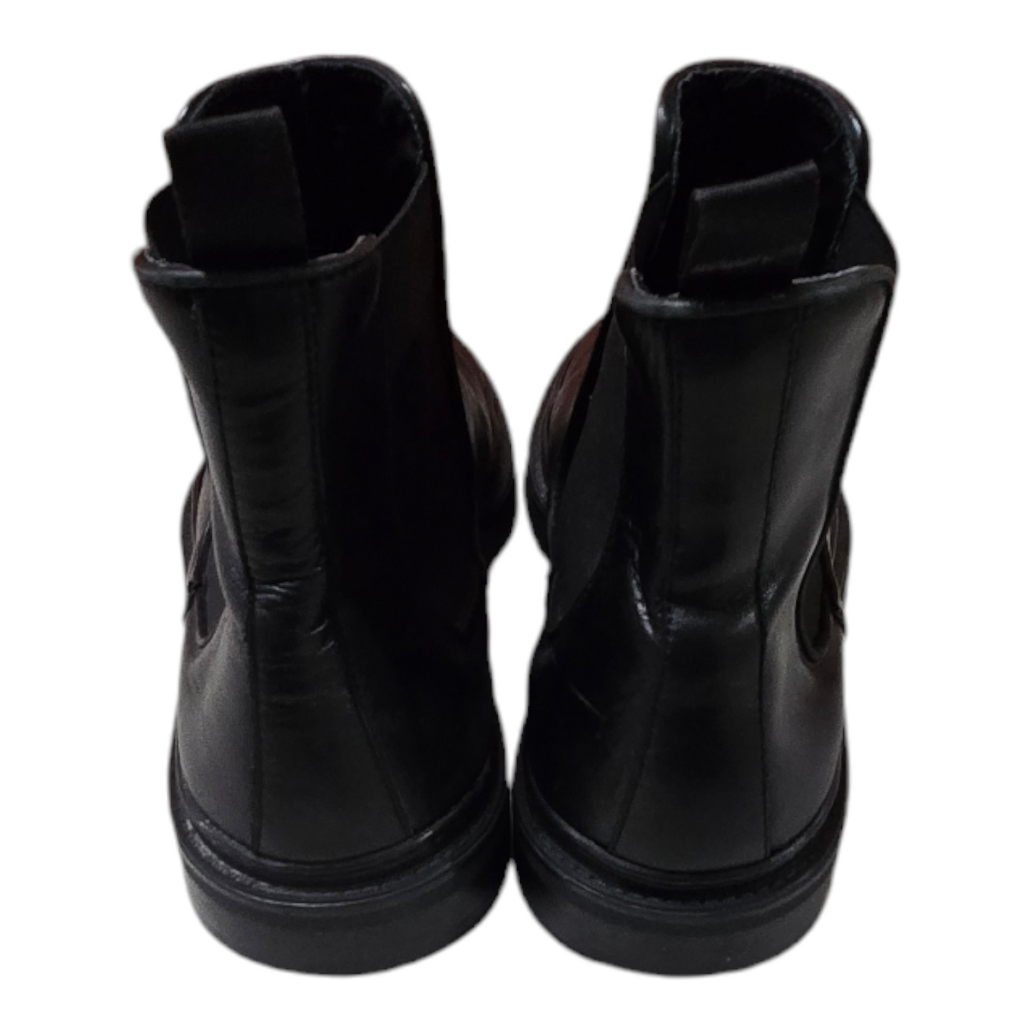 Aquila Mens Leather Boots Black Shoes Size 11 US, 10 UK, 44 EUR - Ready To Go