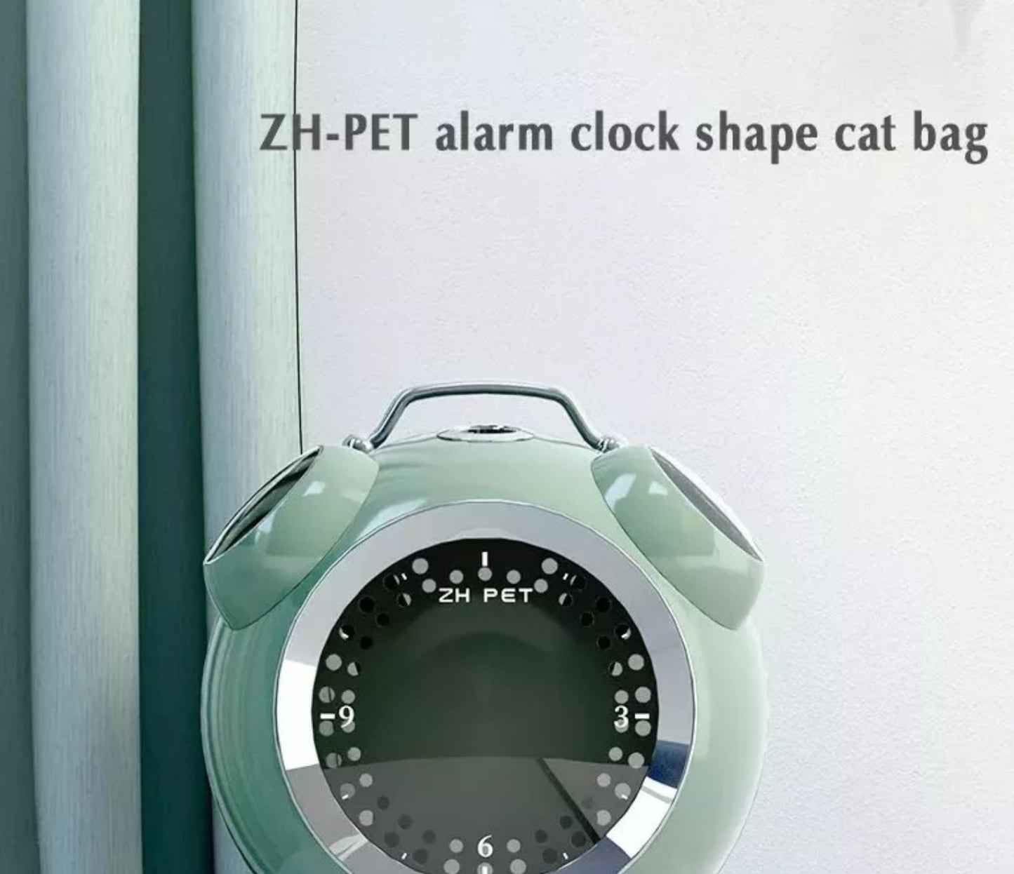 ZH-Pet Carrying Bag New Breathable Backpack + Temperature & Humidity Reminder Dogs & Cats