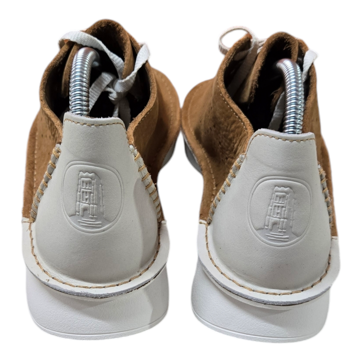 Clarks Velhill Etch Womens Shoes Leather Light Tan Combination Size 10 US, 7.5 UK, 41.5 EUR